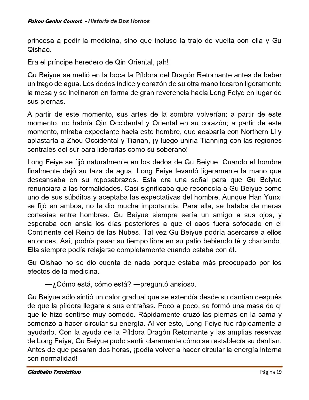 Poison Genious Consort (Novela) - Capítulo 417 - Página 19 - LectorTMOo