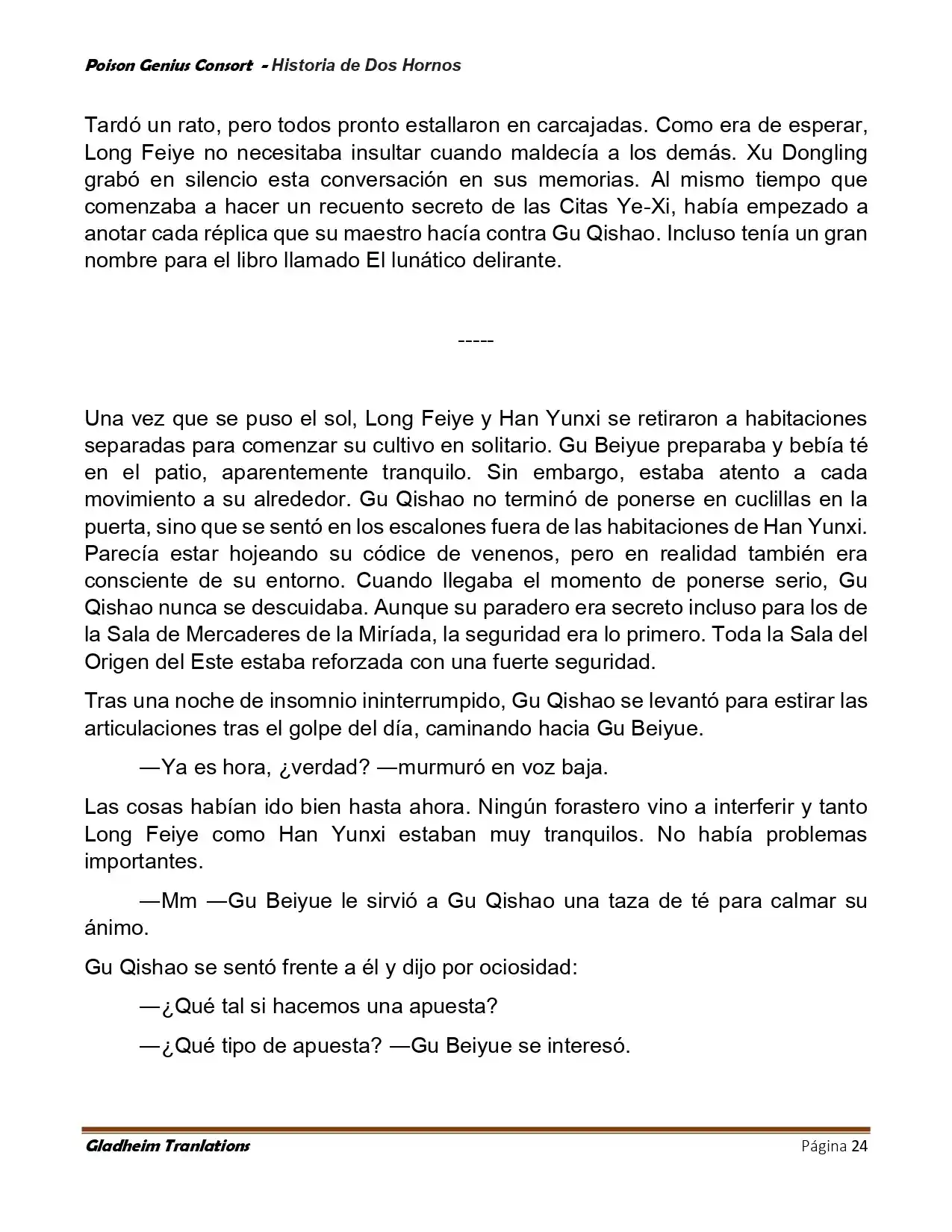 Poison Genious Consort (Novela) - Capítulo 417 - Página 24 - LectorTMOo