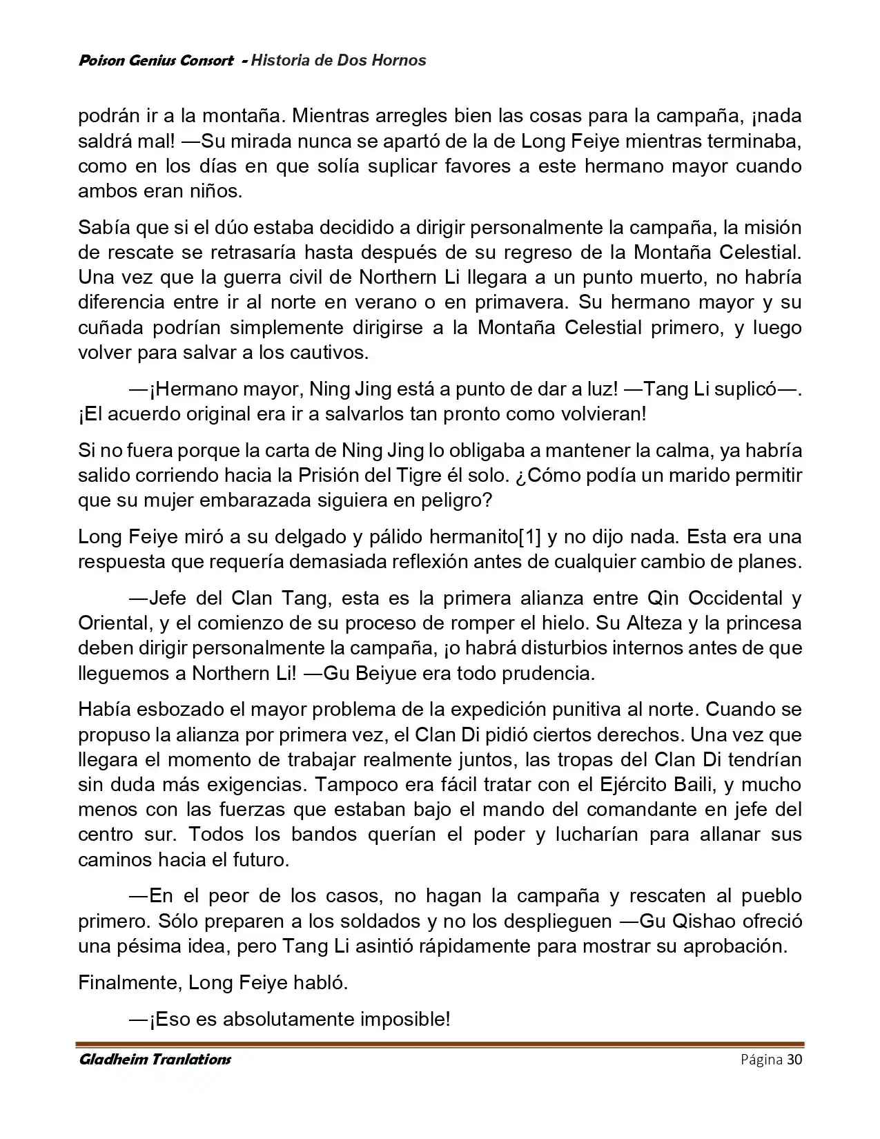 Poison Genious Consort (Novela) - Capítulo 417 - Página 30 - LectorTMOo