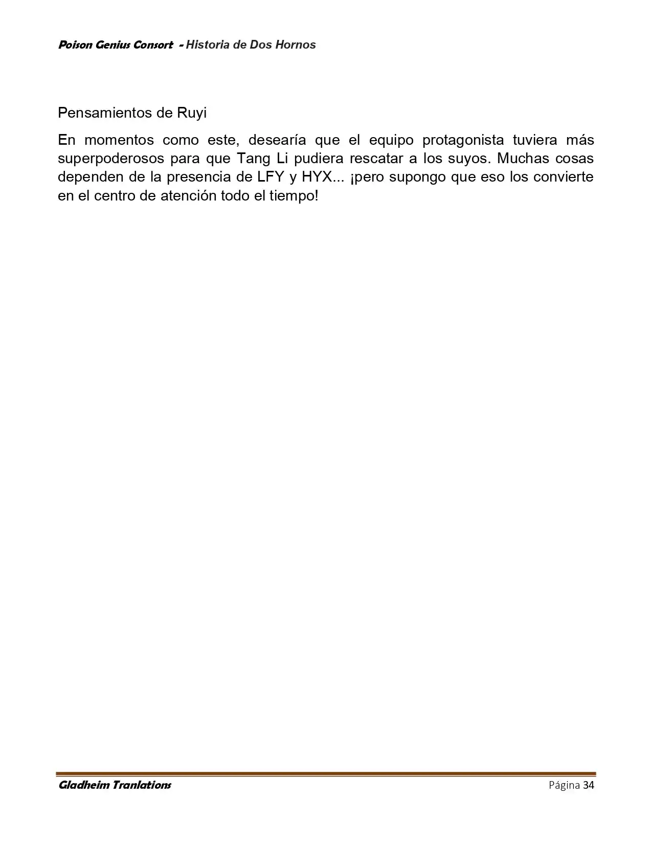 Poison Genious Consort (Novela) - Capítulo 417 - Página 34 - LectorTMOo