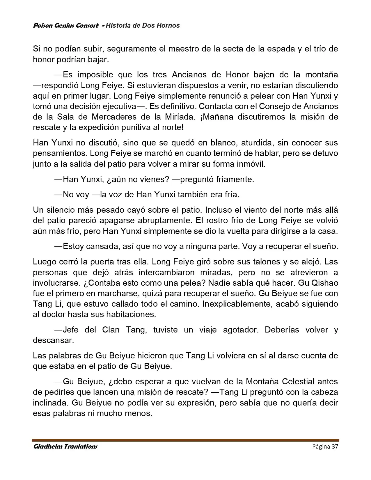 Poison Genious Consort (Novela) - Capítulo 417 - Página 37 - LectorTMOo