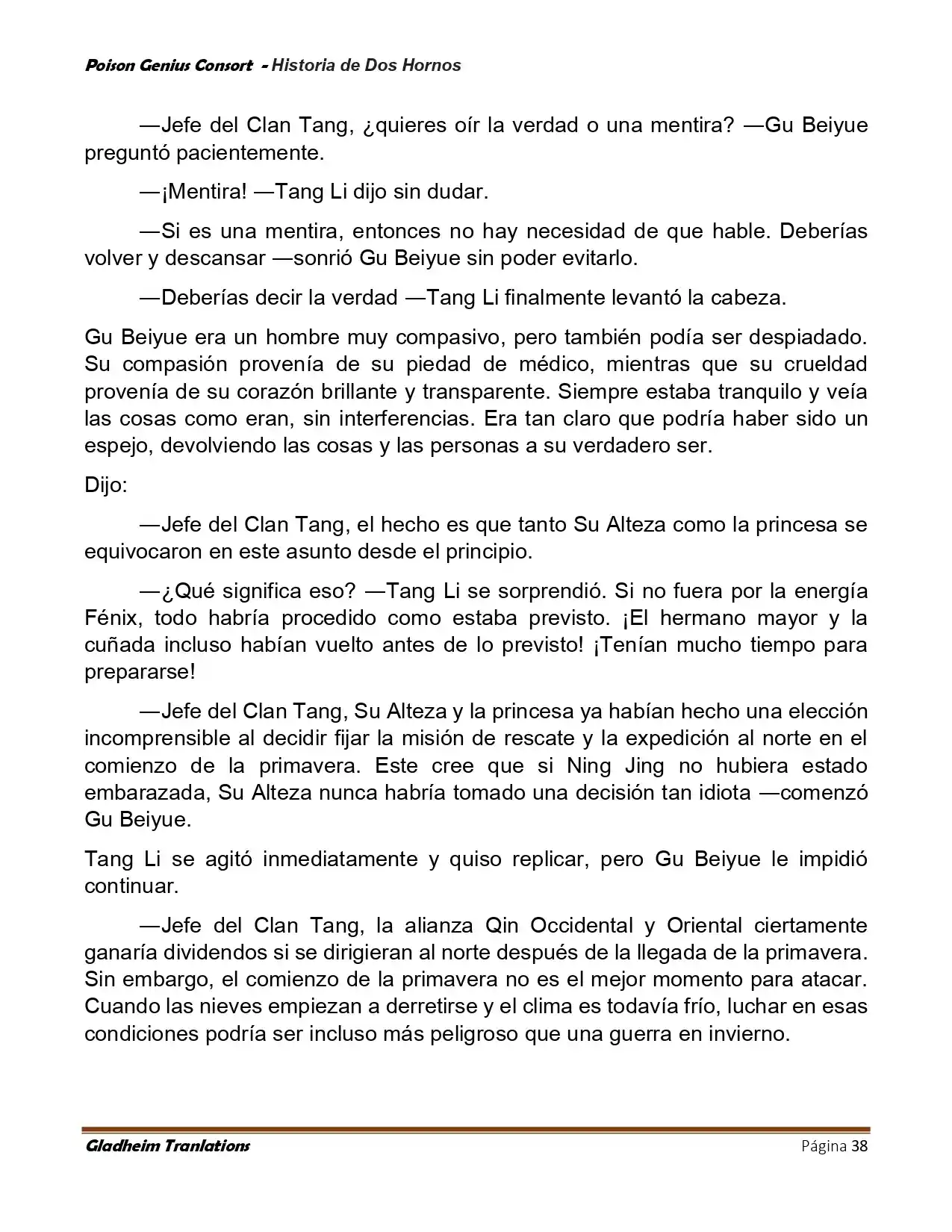 Poison Genious Consort (Novela) - Capítulo 417 - Página 38 - LectorTMOo