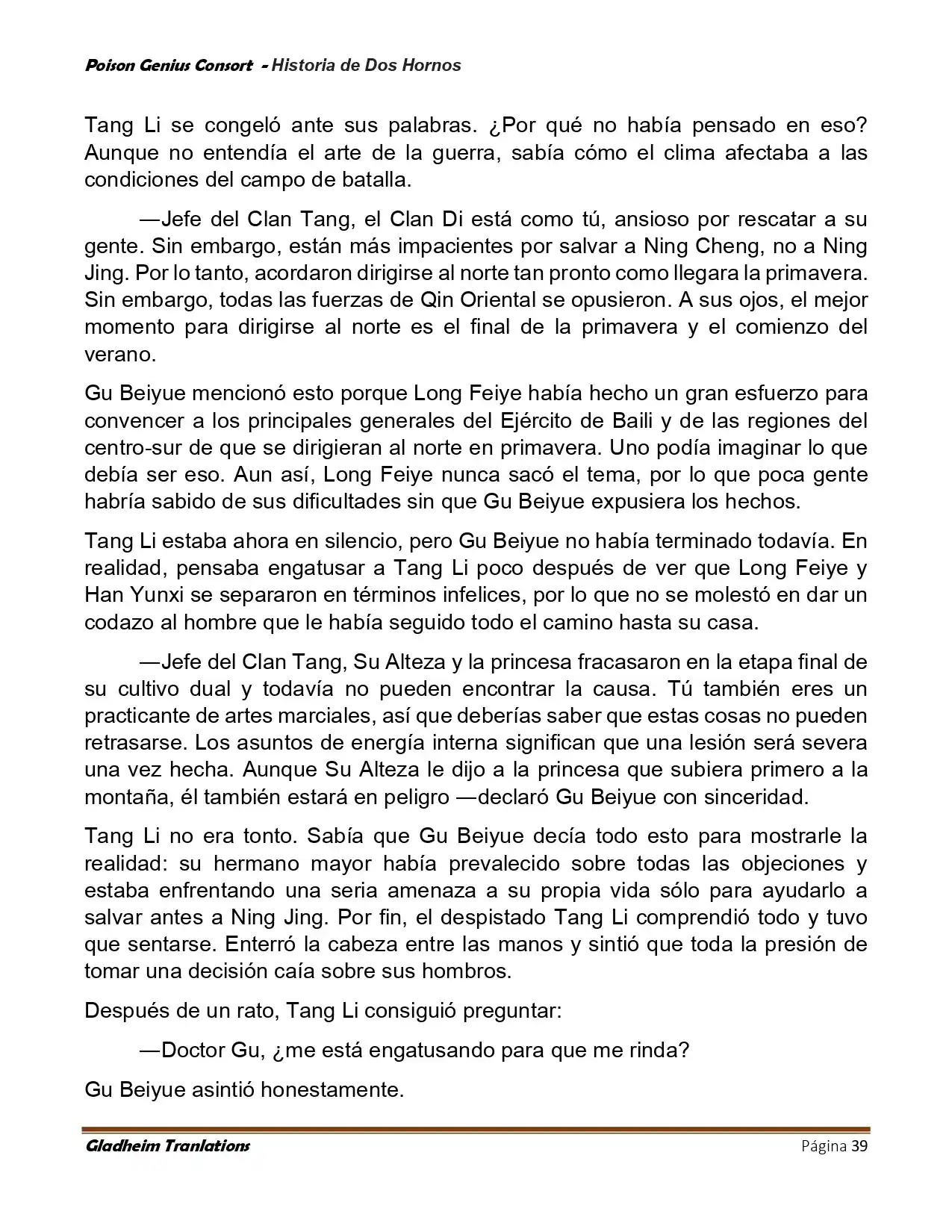 Poison Genious Consort (Novela) - Capítulo 417 - Página 39 - LectorTMOo