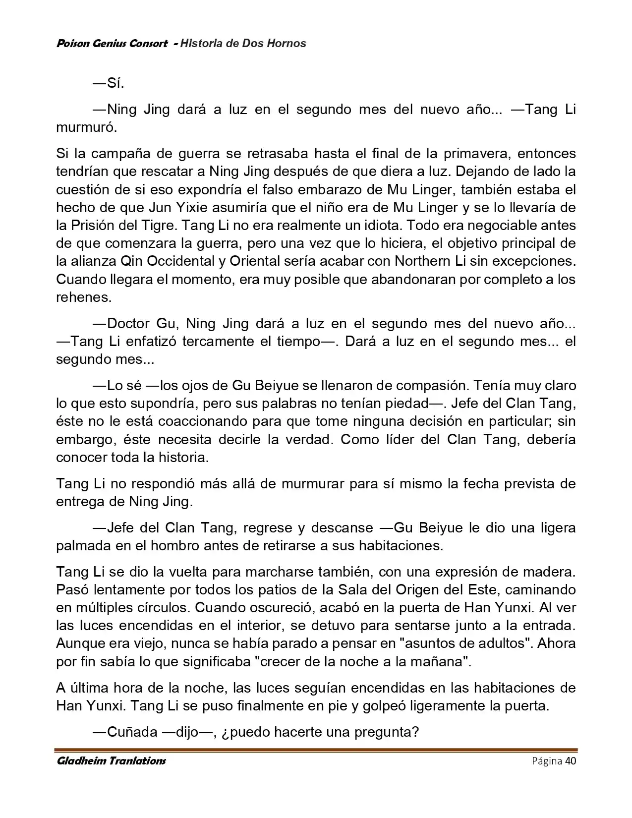 Poison Genious Consort (Novela) - Capítulo 417 - Página 40 - LectorTMOo