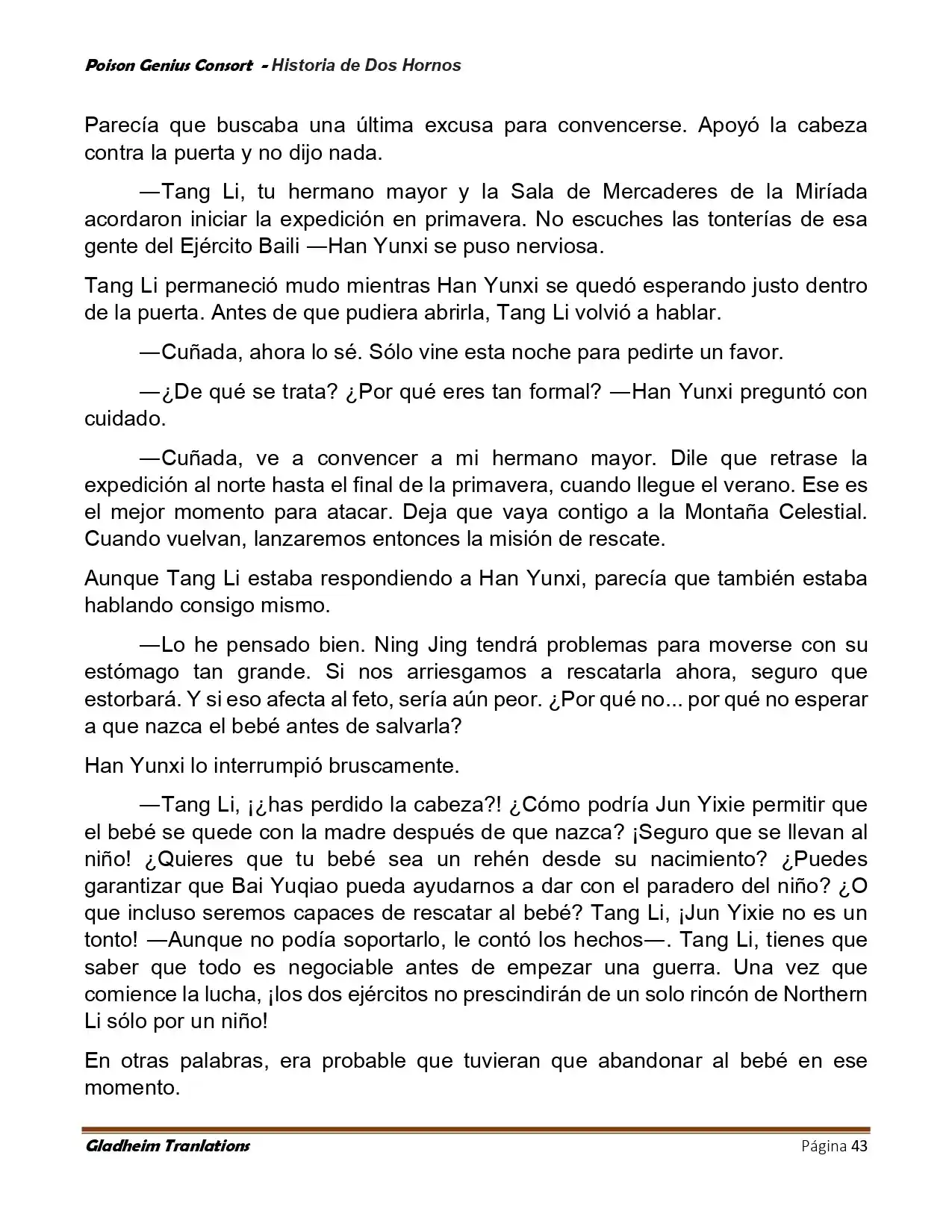Poison Genious Consort (Novela) - Capítulo 417 - Página 43 - LectorTMOo
