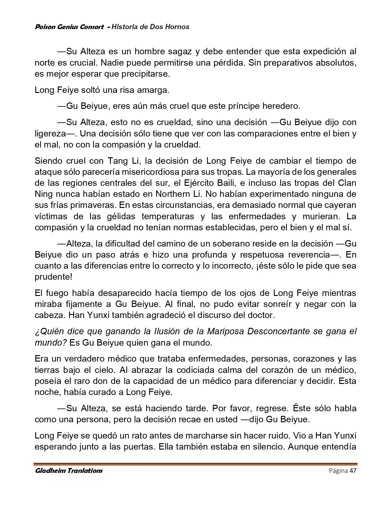 Poison Genious Consort (Novela) - Capítulo 417 - Página 47 - LectorTMOo