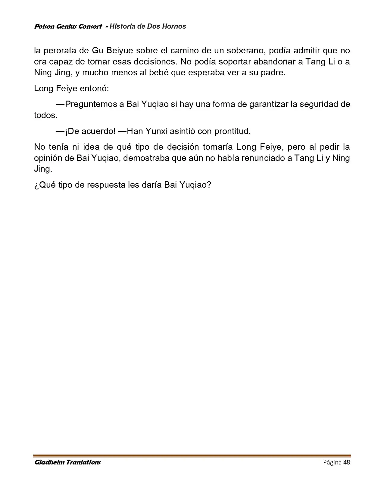 Poison Genious Consort (Novela) - Capítulo 417 - Página 48 - LectorTMOo