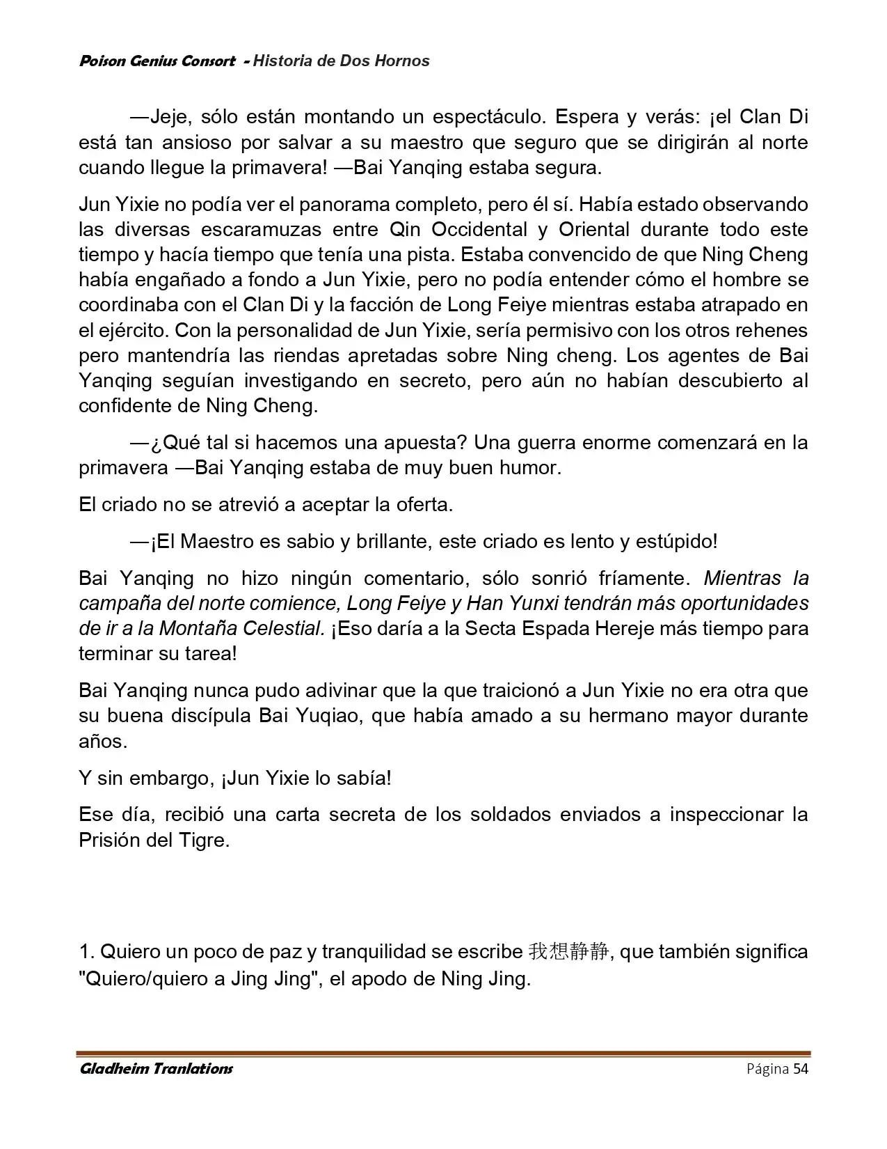 Poison Genious Consort (Novela) - Capítulo 417 - Página 54 - LectorTMOo