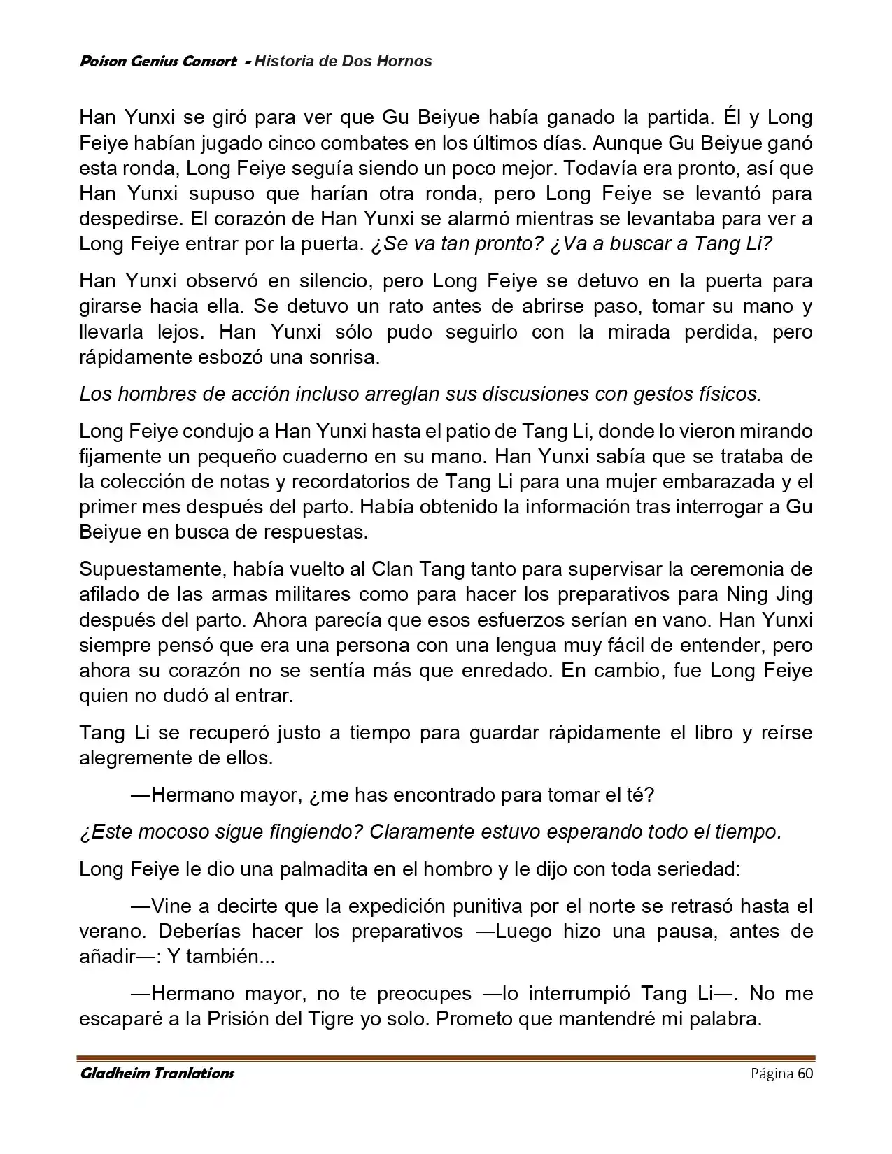 Poison Genious Consort (Novela) - Capítulo 417 - Página 60 - LectorTMOo