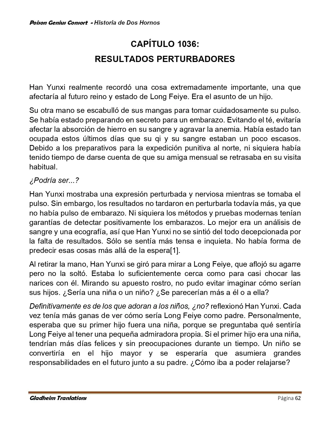 Poison Genious Consort (Novela) - Capítulo 417 - Página 62 - LectorTMOo