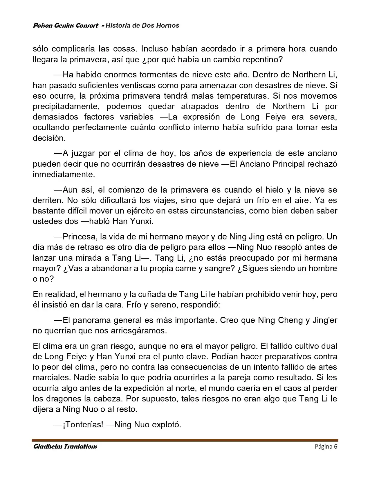 Poison Genious Consort (Novela) - Capítulo 418 - Página 6 - LectorTMOo