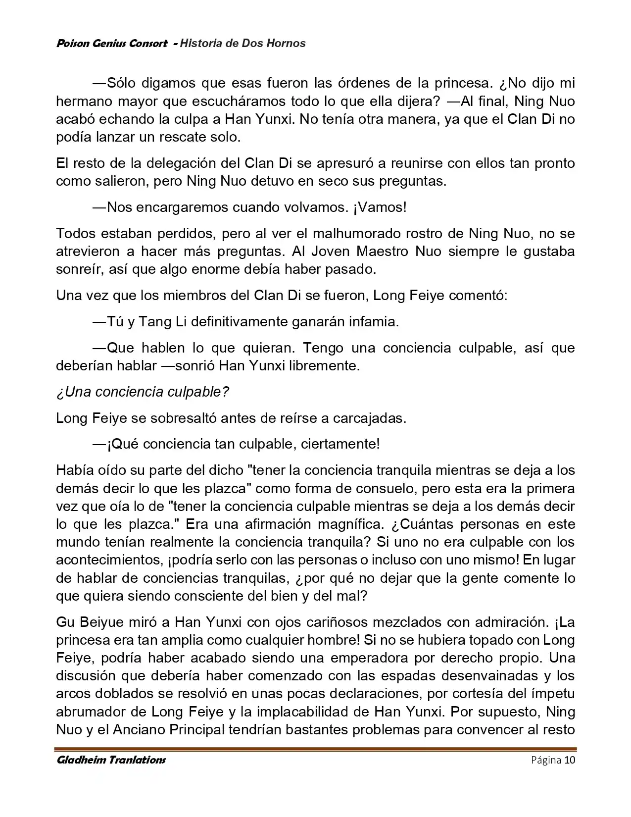 Poison Genious Consort (Novela) - Capítulo 418 - Página 10 - LectorTMOo