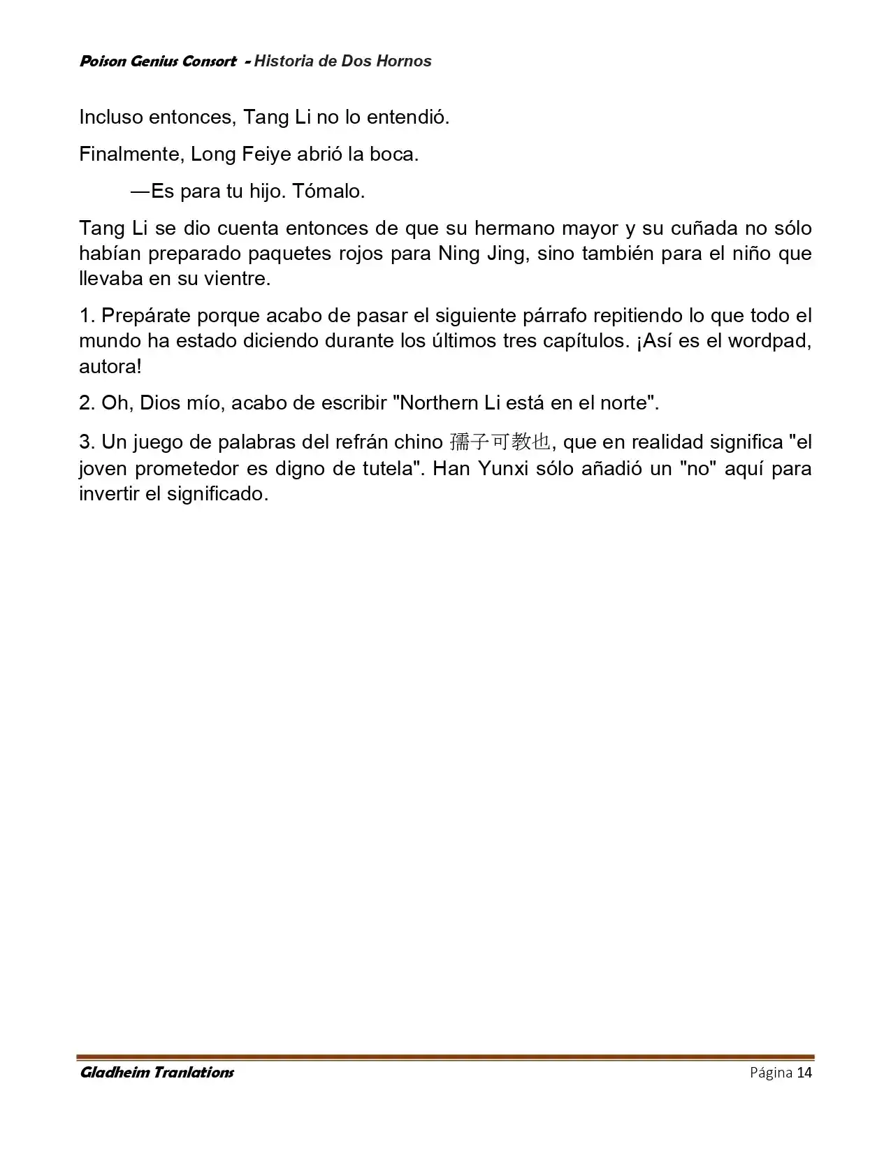 Poison Genious Consort (Novela) - Capítulo 418 - Página 14 - LectorTMOo