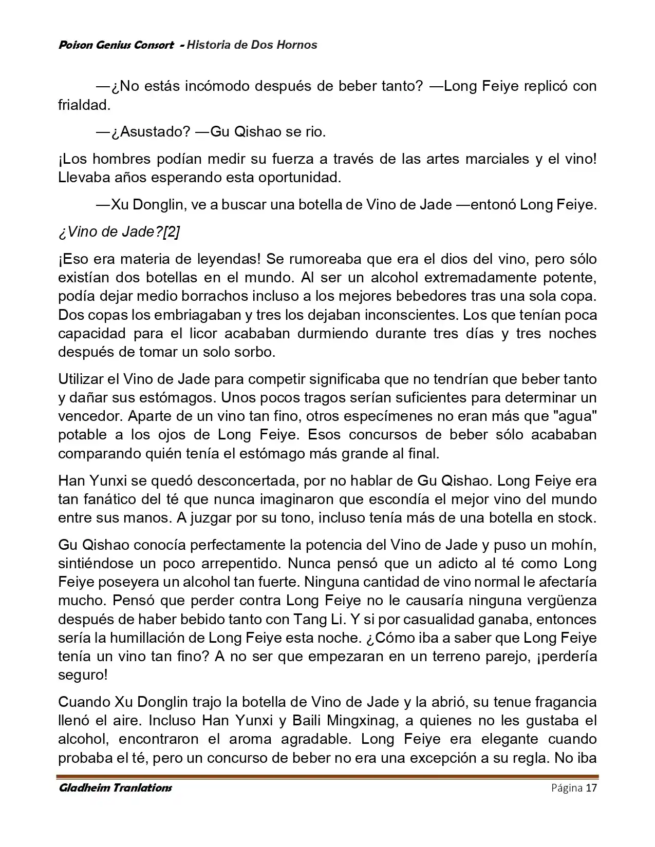 Poison Genious Consort (Novela) - Capítulo 418 - Página 17 - LectorTMOo