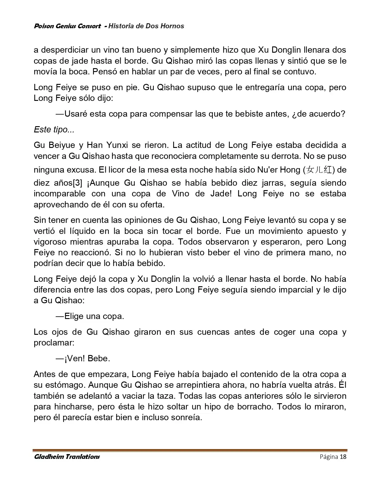 Poison Genious Consort (Novela) - Capítulo 418 - Página 18 - LectorTMOo