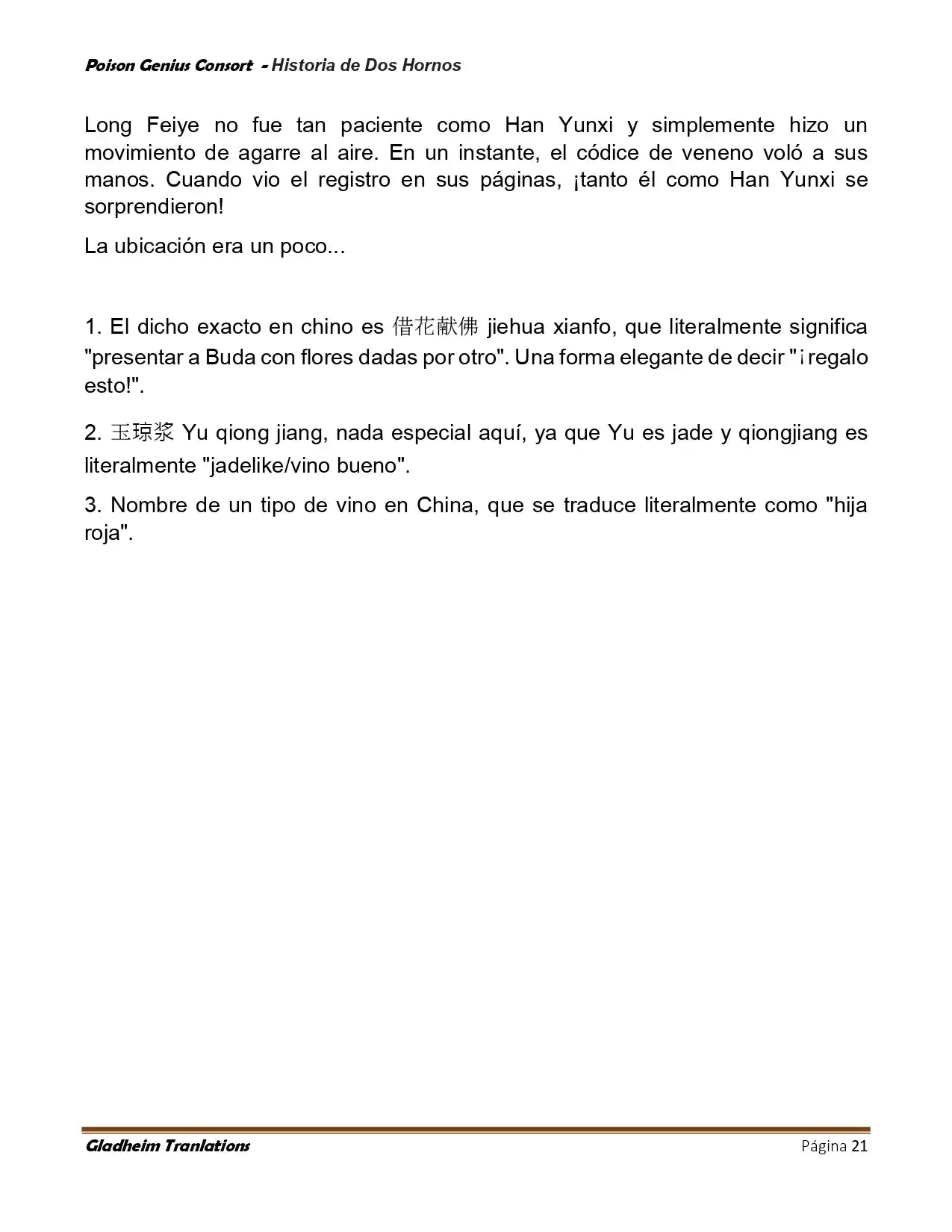 Poison Genious Consort (Novela) - Capítulo 418 - Página 21 - LectorTMOo