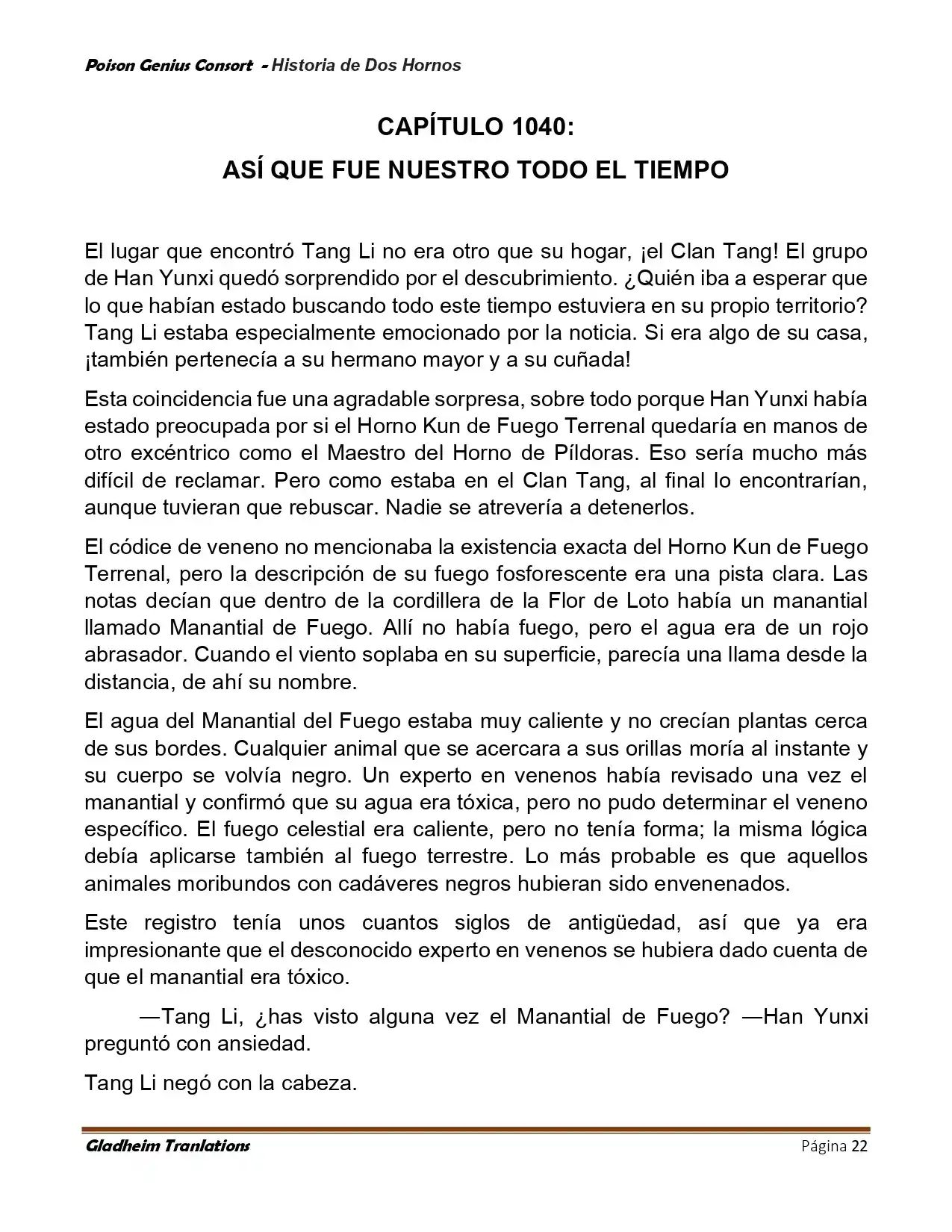 Poison Genious Consort (Novela) - Capítulo 418 - Página 22 - LectorTMOo