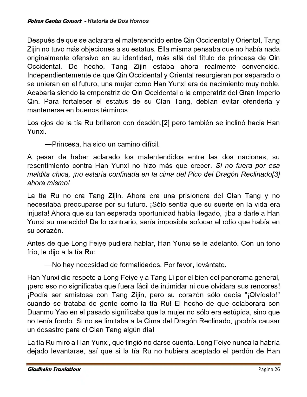 Poison Genious Consort (Novela) - Capítulo 418 - Página 26 - LectorTMOo