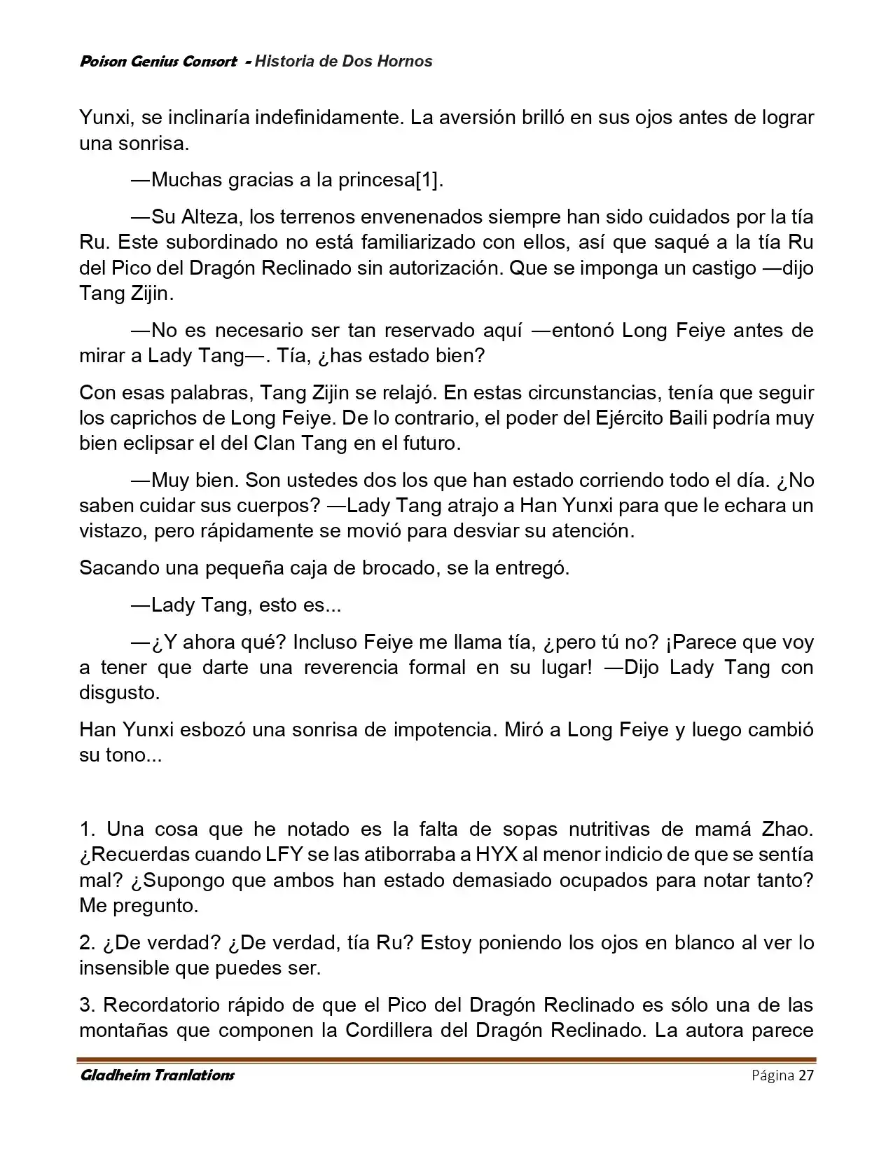 Poison Genious Consort (Novela) - Capítulo 418 - Página 27 - LectorTMOo