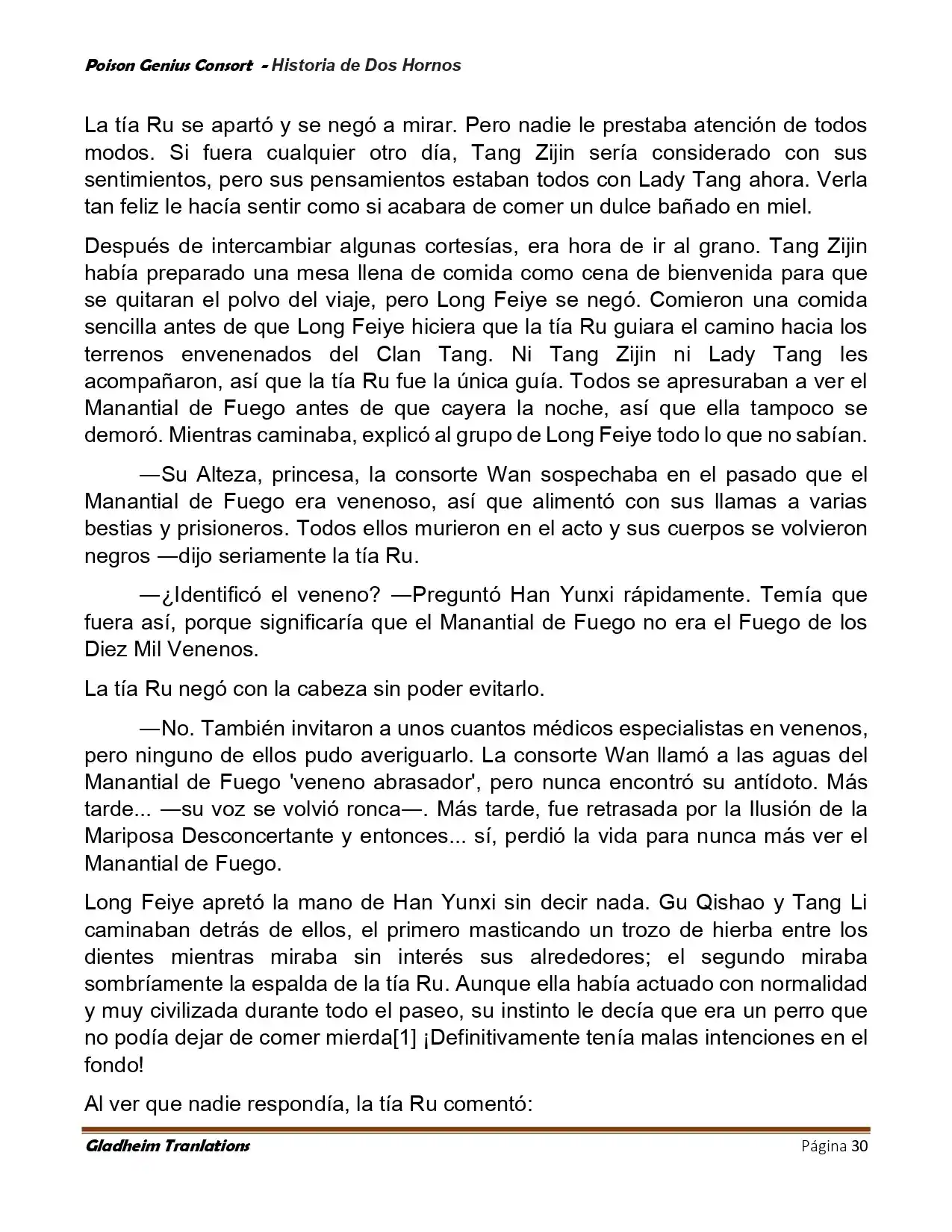 Poison Genious Consort (Novela) - Capítulo 418 - Página 30 - LectorTMOo