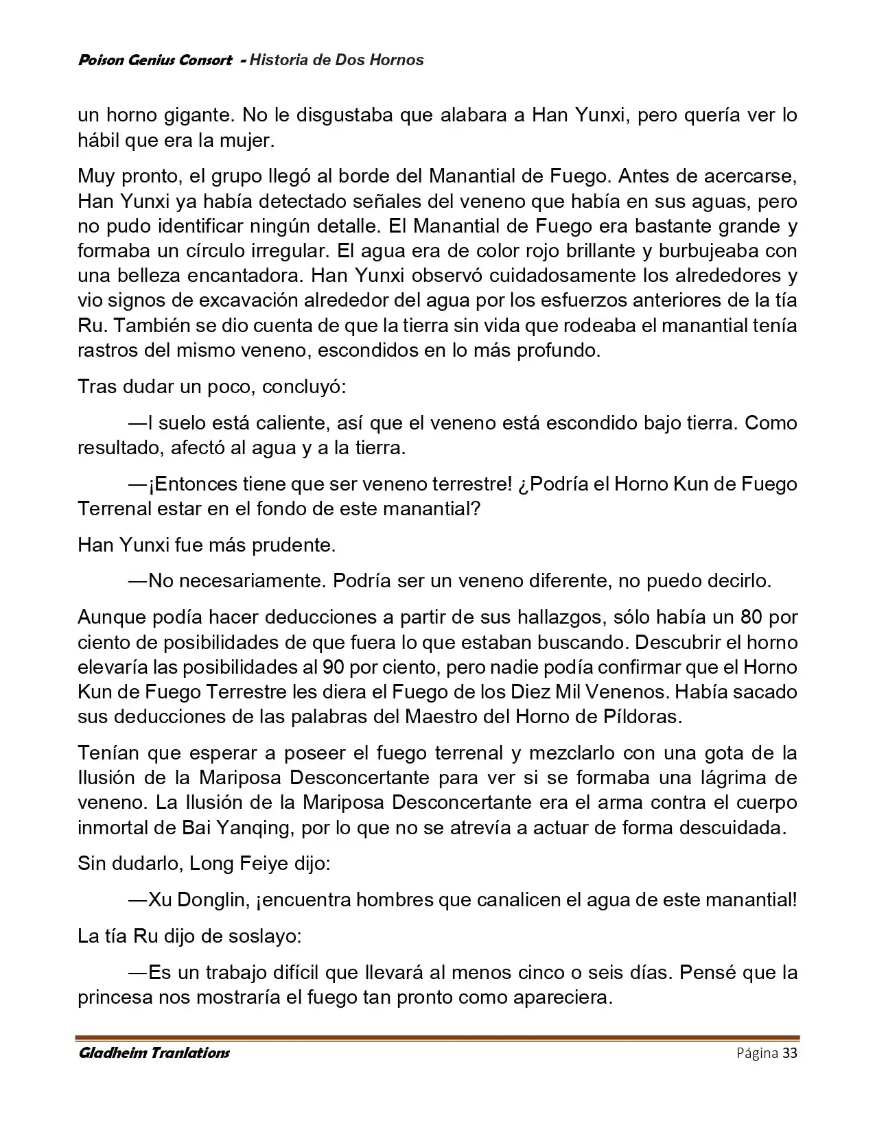 Poison Genious Consort (Novela) - Capítulo 418 - Página 33 - LectorTMOo