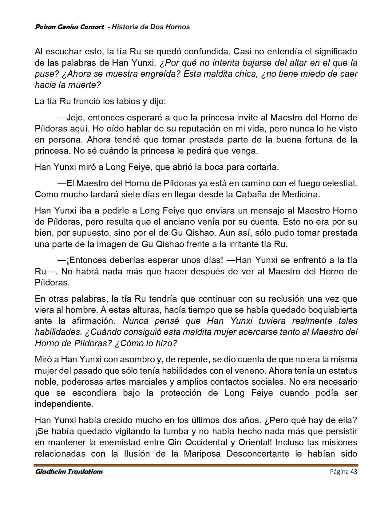 Poison Genious Consort (Novela) - Capítulo 418 - Página 43 - LectorTMOo