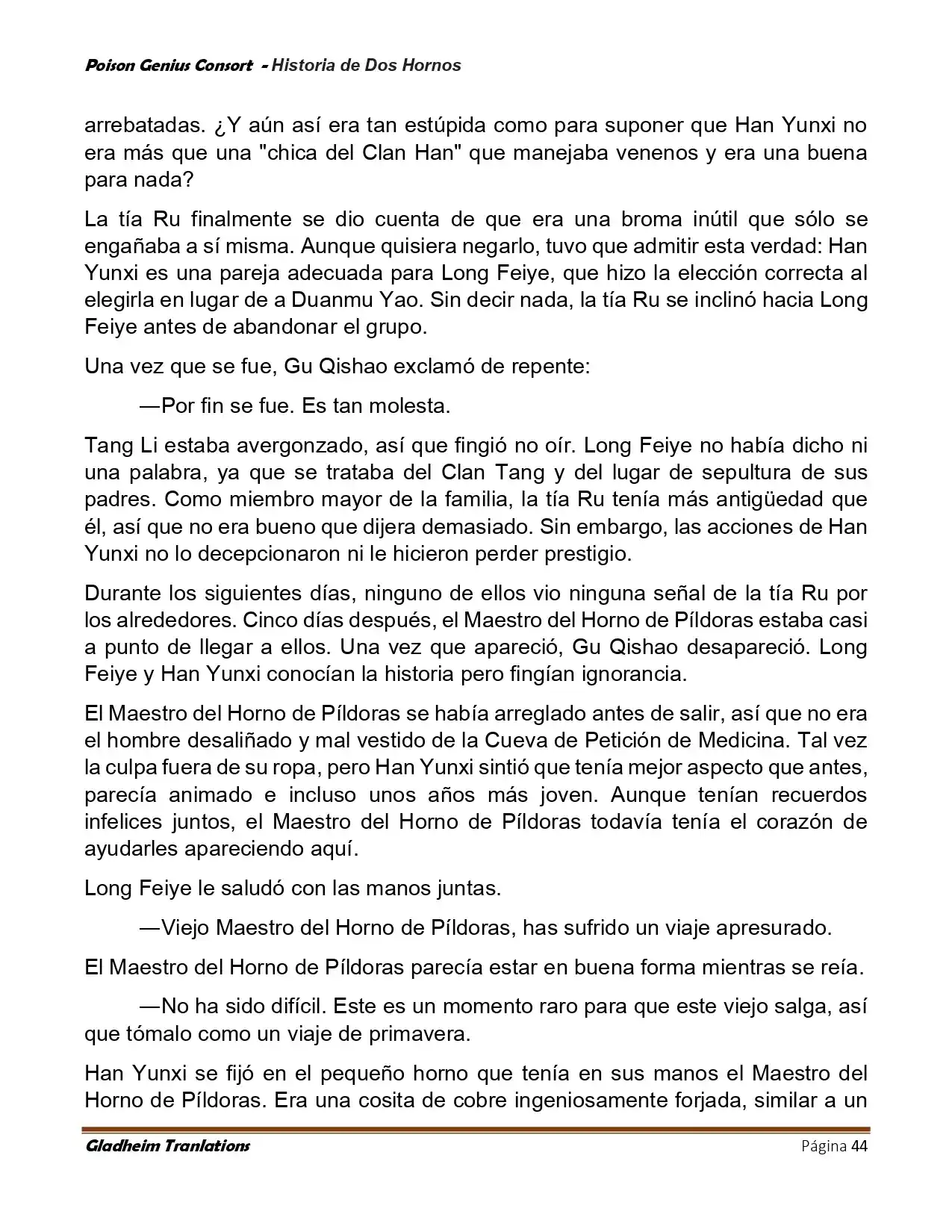 Poison Genious Consort (Novela) - Capítulo 418 - Página 44 - LectorTMOo