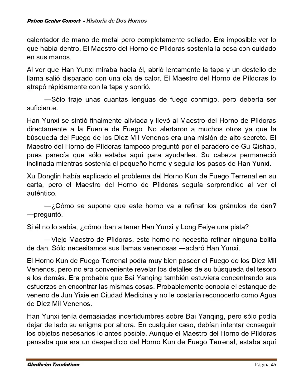 Poison Genious Consort (Novela) - Capítulo 418 - Página 45 - LectorTMOo