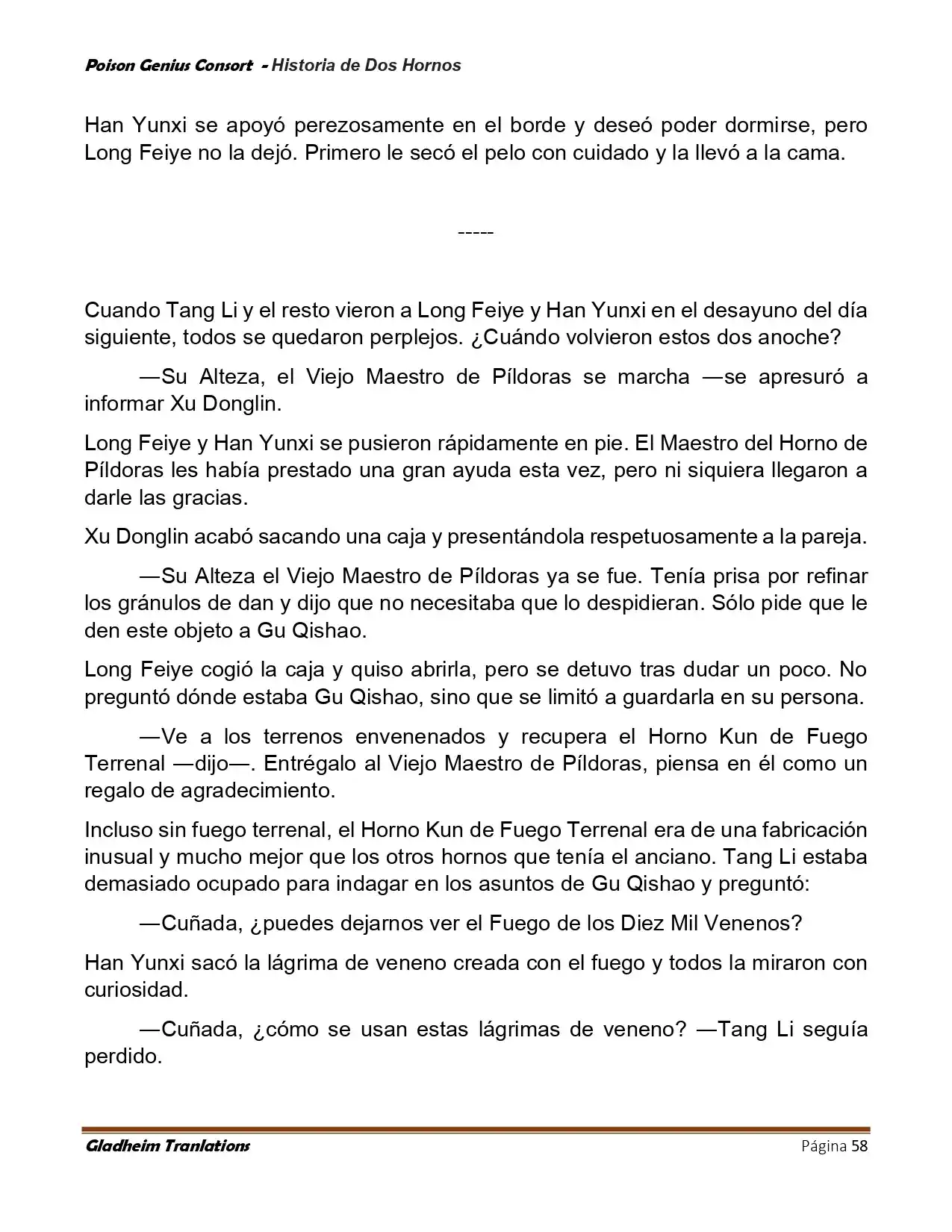 Poison Genious Consort (Novela) - Capítulo 418 - Página 58 - LectorTMOo