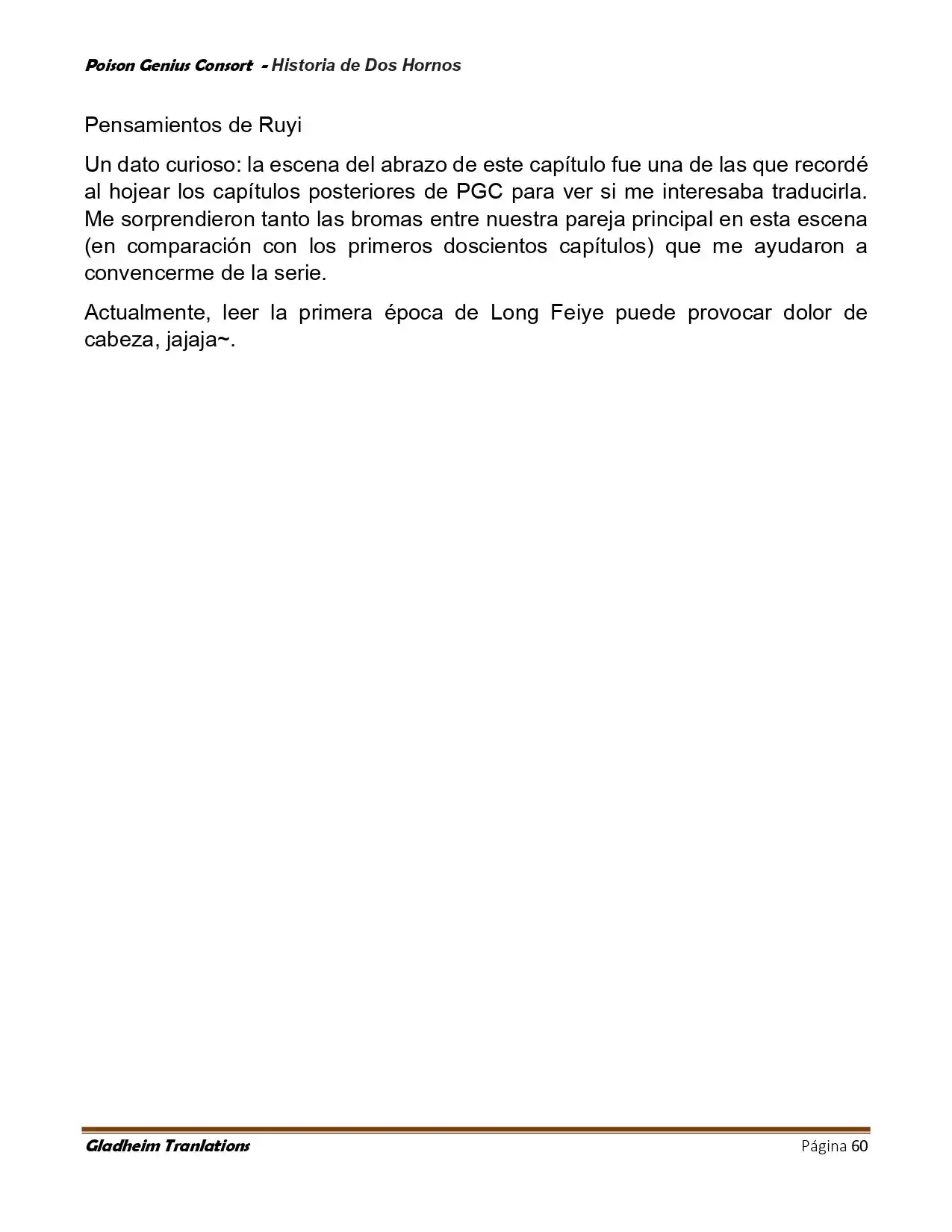 Poison Genious Consort (Novela) - Capítulo 418 - Página 60 - LectorTMOo