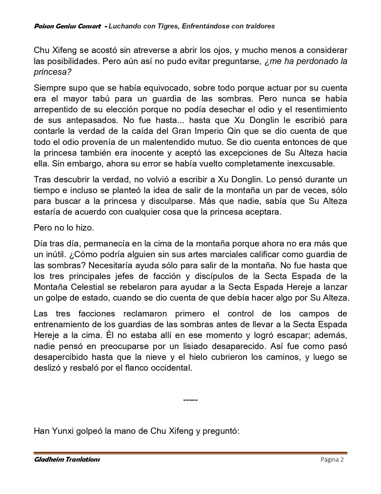 Poison Genious Consort (Novela) - Capítulo 419.50 - Página 2 - LectorTMOo