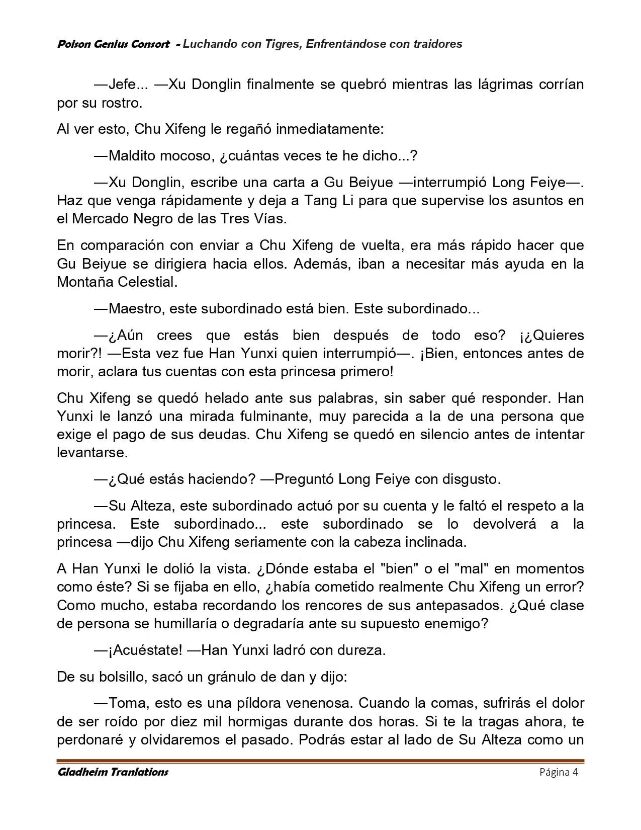 Poison Genious Consort (Novela) - Capítulo 419.50 - Página 4 - LectorTMOo