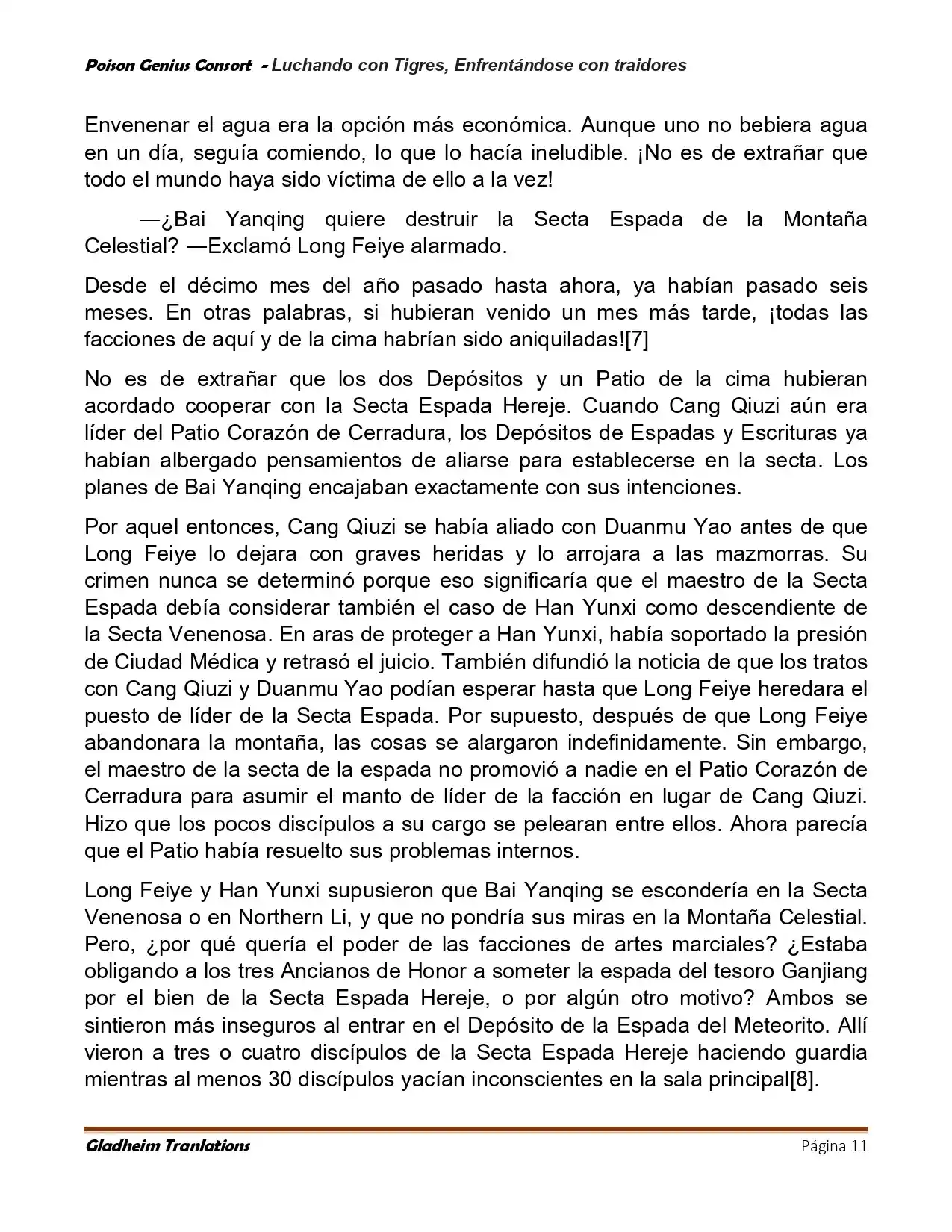 Poison Genious Consort (Novela) - Capítulo 419.50 - Página 11 - LectorTMOo