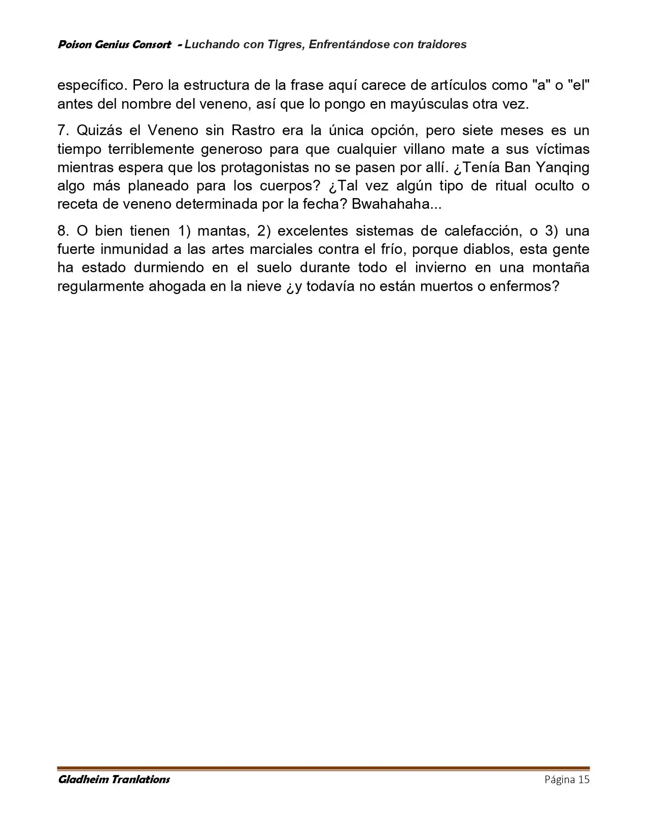 Poison Genious Consort (Novela) - Capítulo 419.50 - Página 15 - LectorTMOo