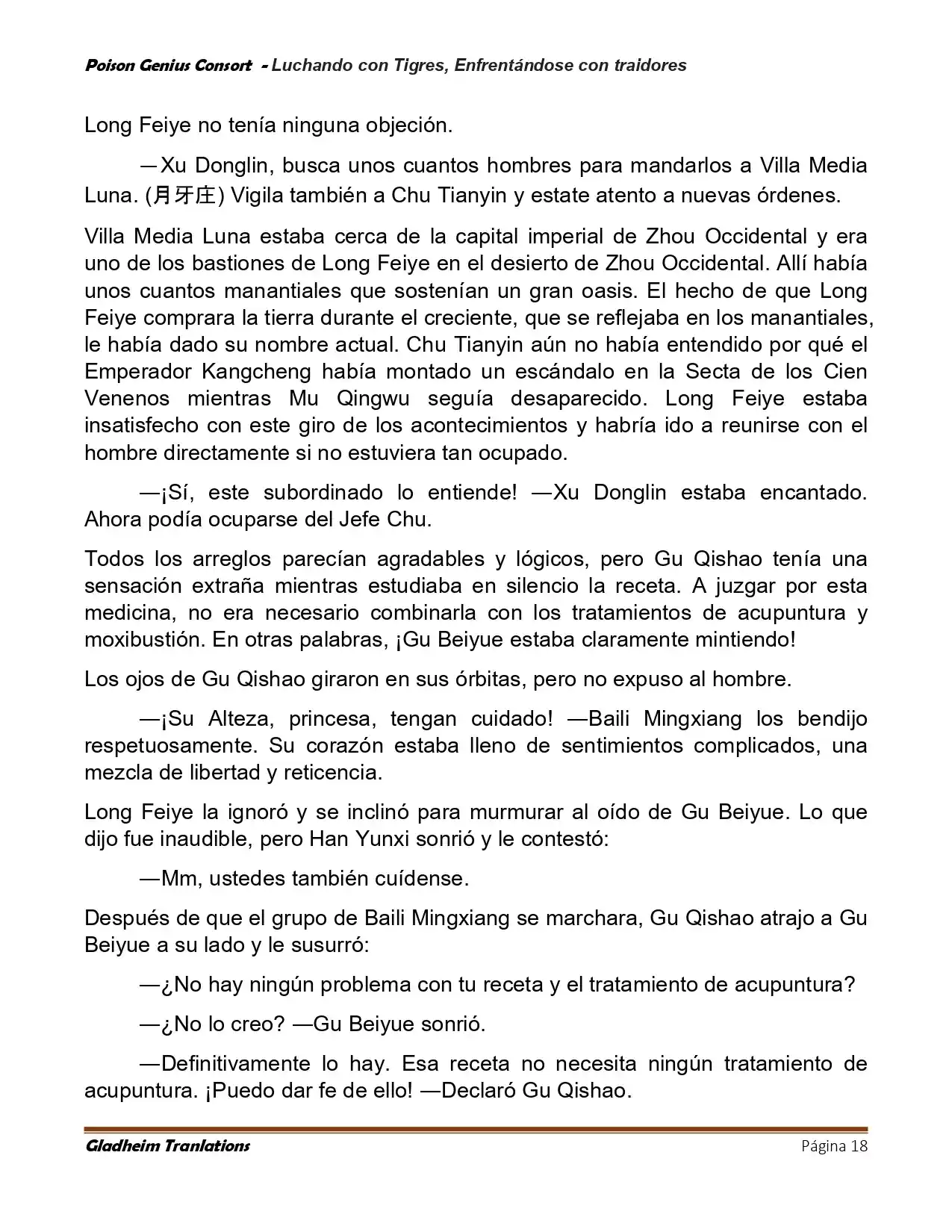 Poison Genious Consort (Novela) - Capítulo 419.50 - Página 18 - LectorTMOo