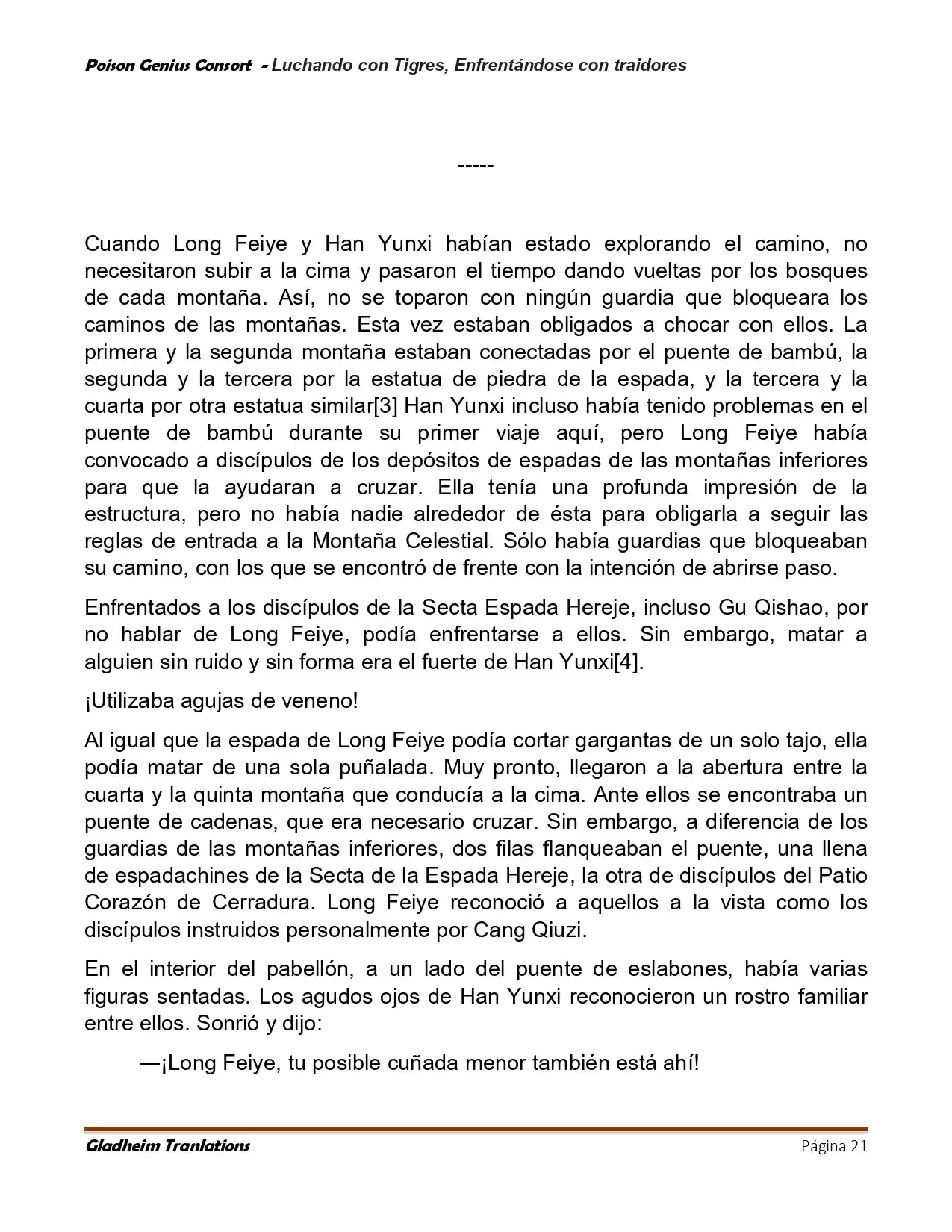 Poison Genious Consort (Novela) - Capítulo 419.50 - Página 21 - LectorTMOo