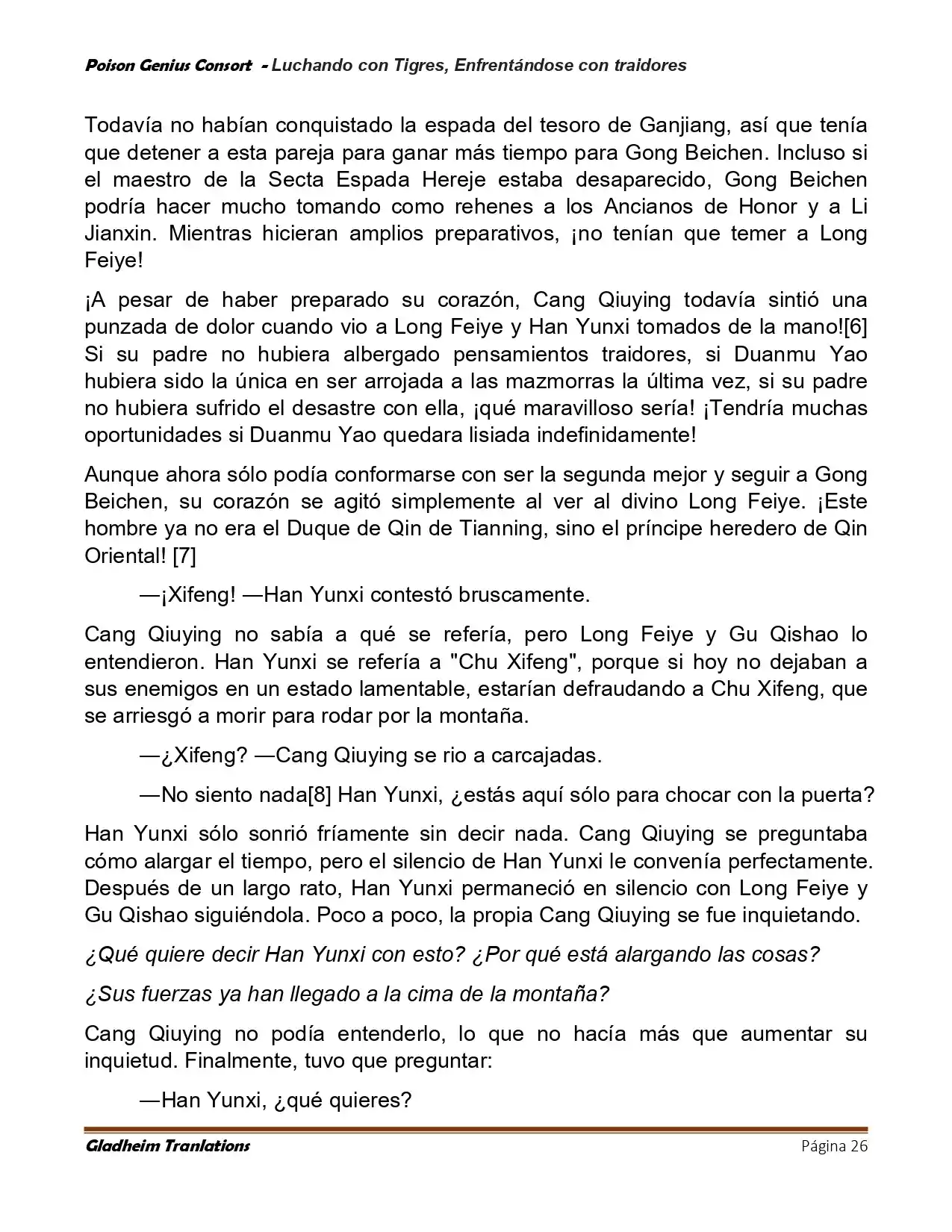 Poison Genious Consort (Novela) - Capítulo 419.50 - Página 26 - LectorTMOo