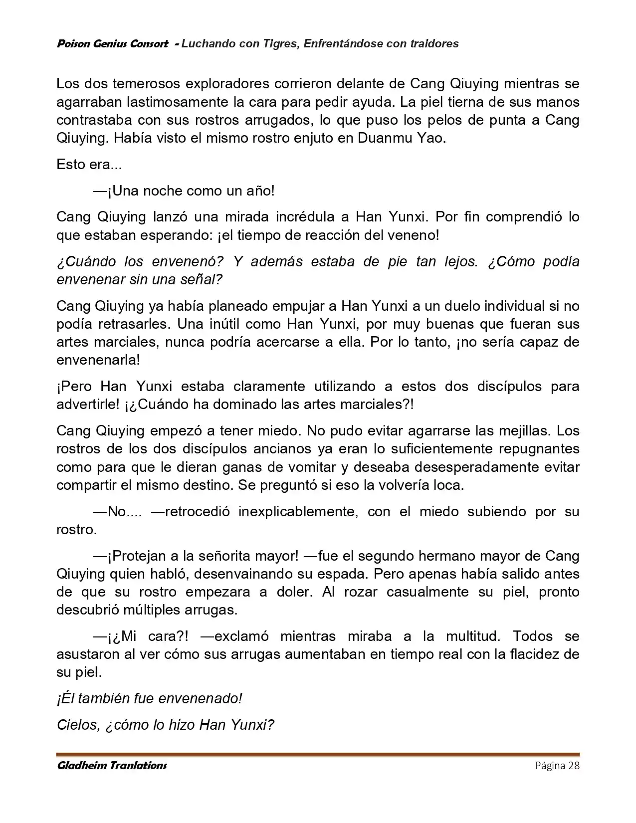 Poison Genious Consort (Novela) - Capítulo 419.50 - Página 28 - LectorTMOo