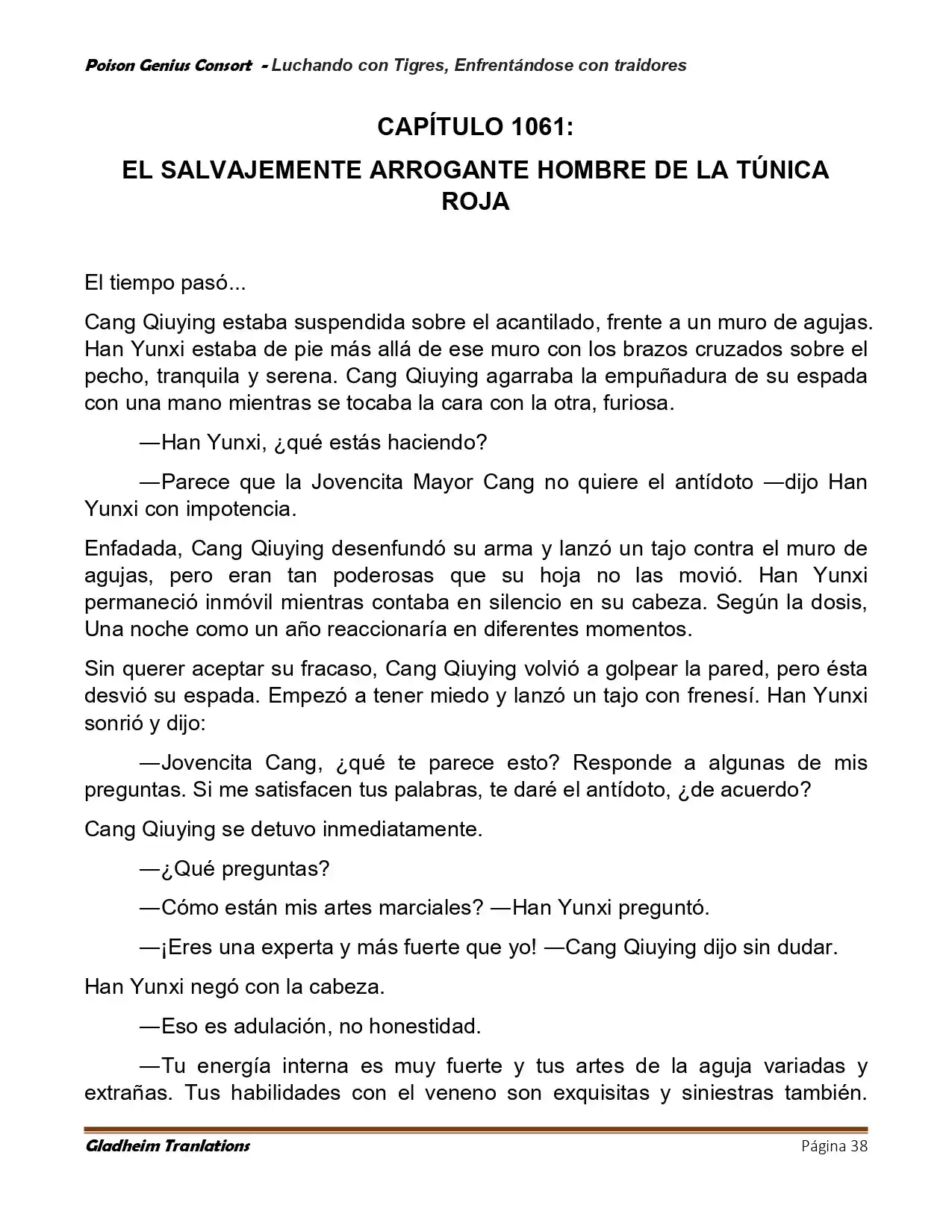 Poison Genious Consort (Novela) - Capítulo 419.50 - Página 38 - LectorTMOo