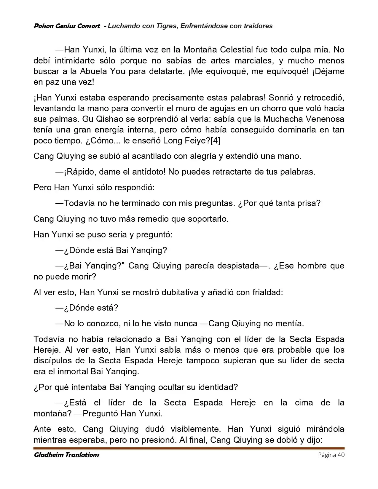Poison Genious Consort (Novela) - Capítulo 419.50 - Página 40 - LectorTMOo