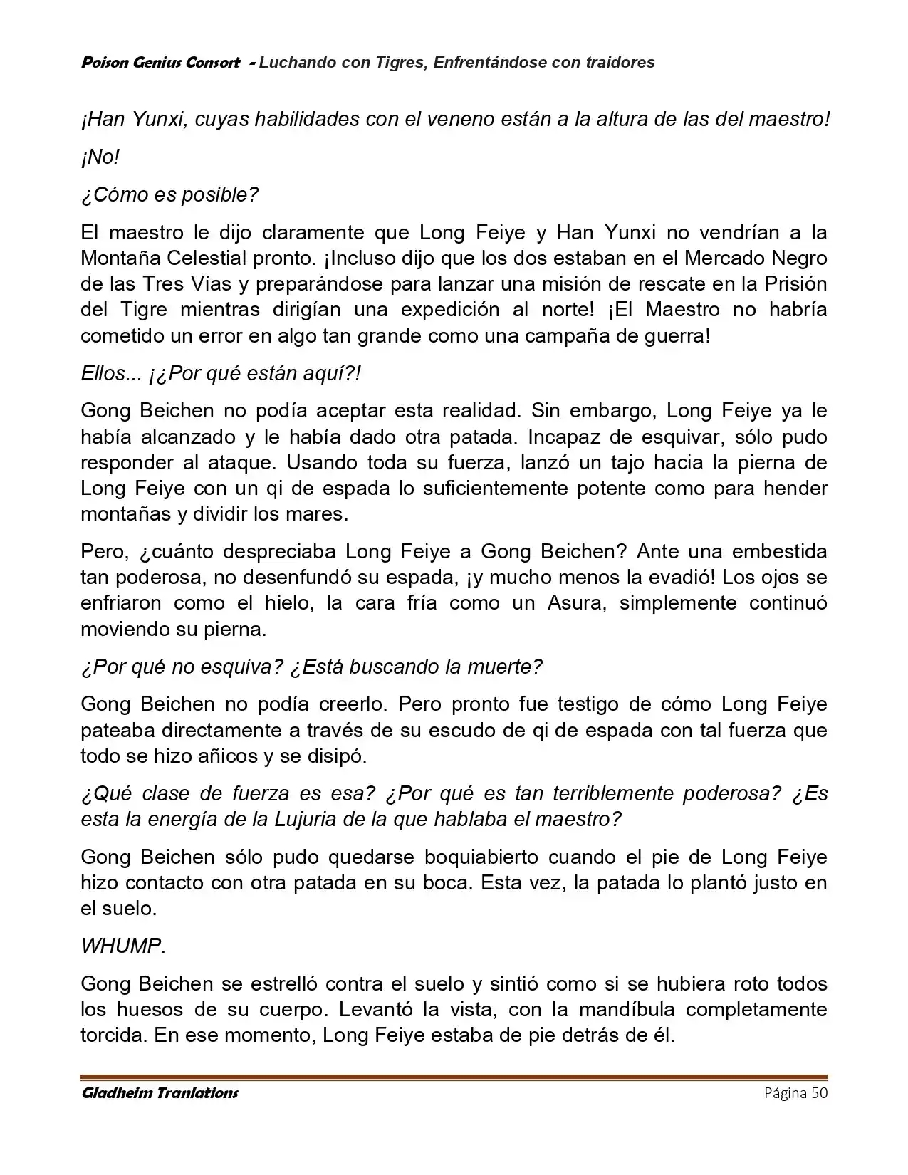 Poison Genious Consort (Novela) - Capítulo 419.50 - Página 50 - LectorTMOo