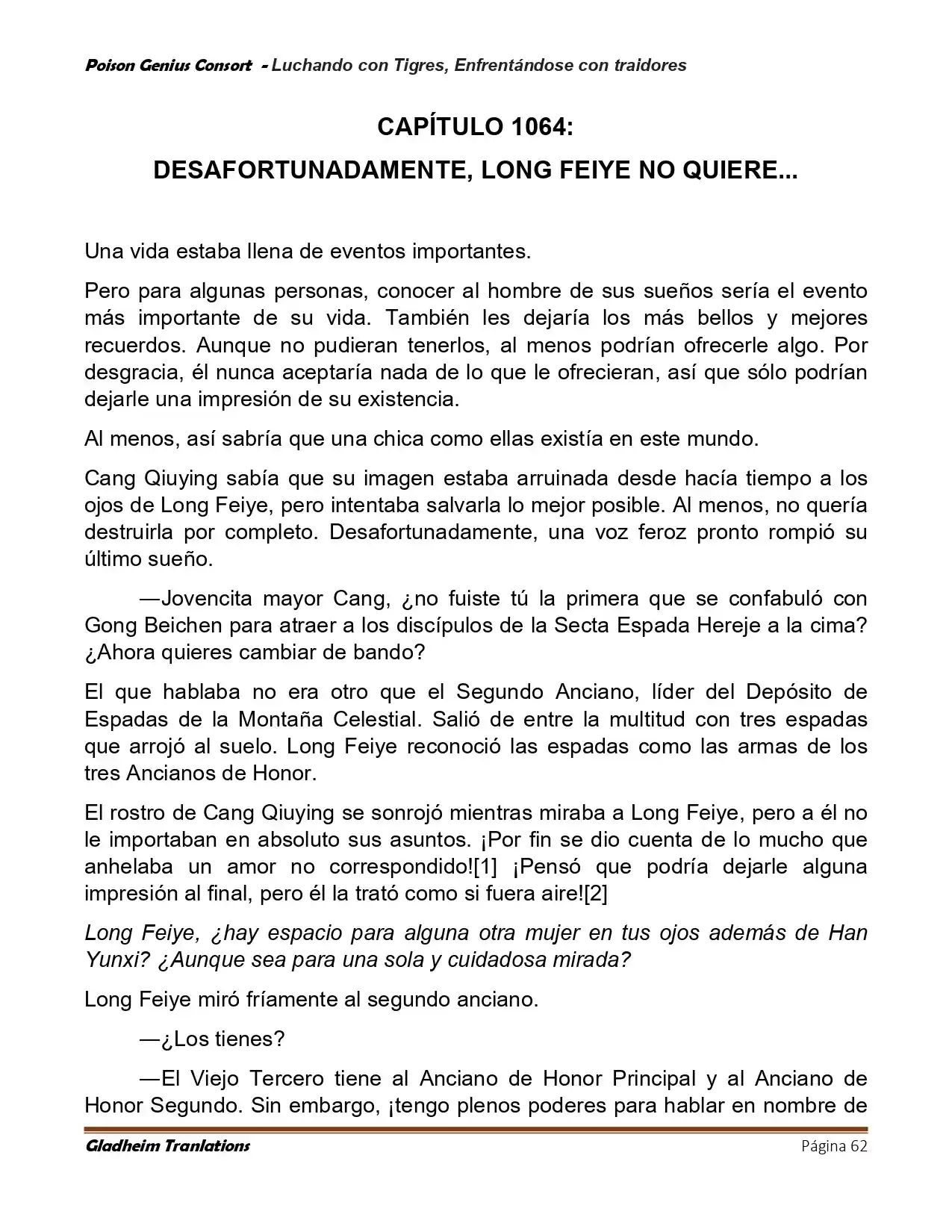 Poison Genious Consort (Novela) - Capítulo 419.50 - Página 62 - LectorTMOo
