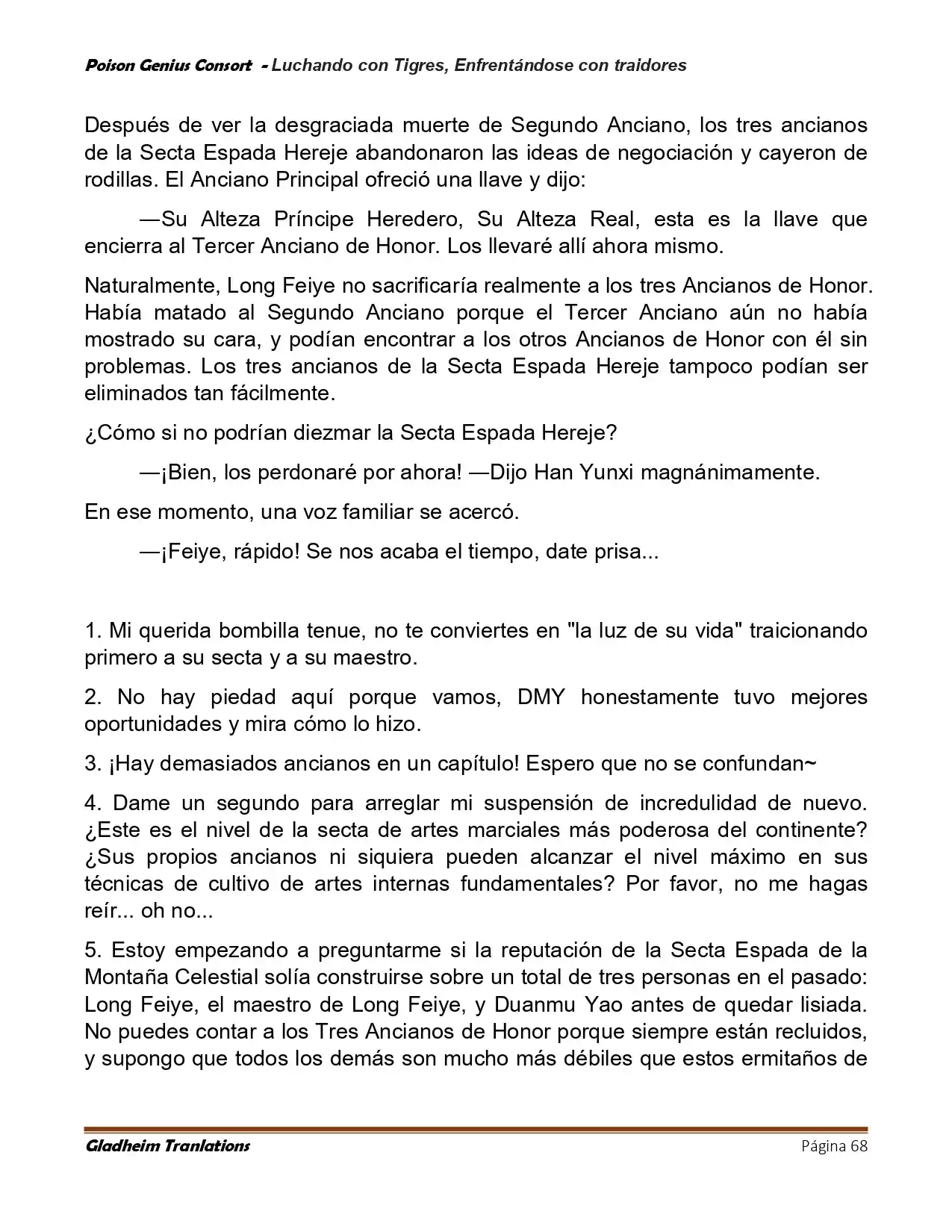 Poison Genious Consort (Novela) - Capítulo 419.50 - Página 68 - LectorTMOo