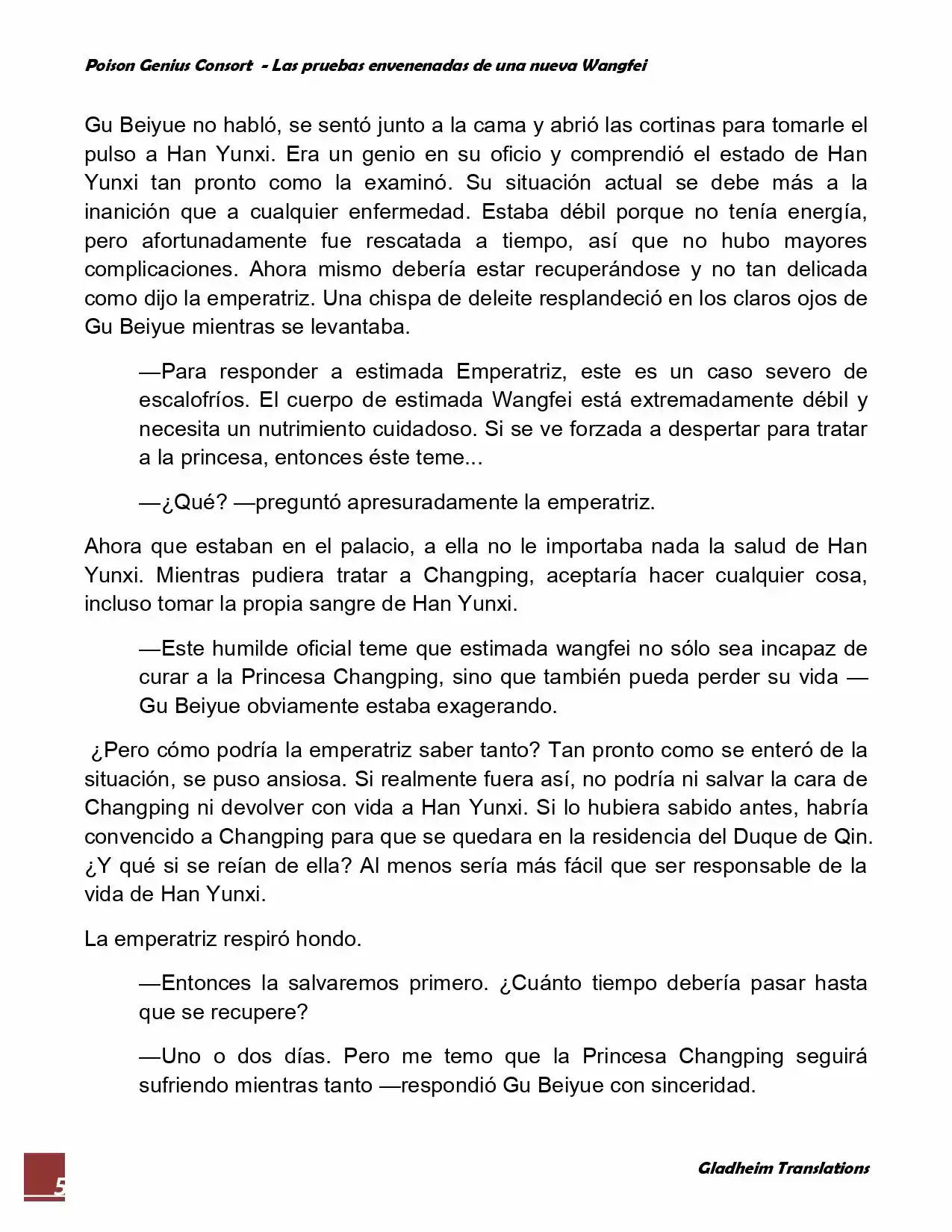 Poison Genious Consort (Novela) - Capítulo 42 - Página 5 - LectorTMOo