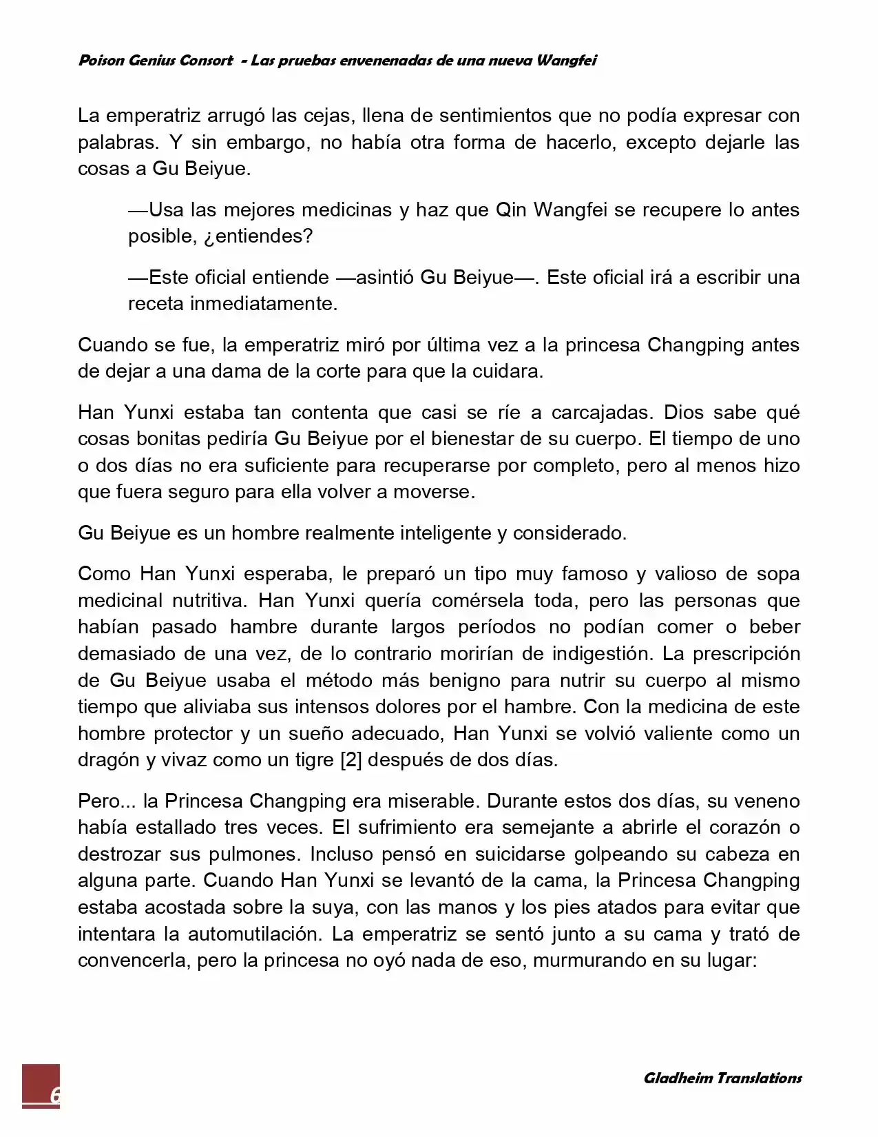 Poison Genious Consort (Novela) - Capítulo 42 - Página 6 - LectorTMOo