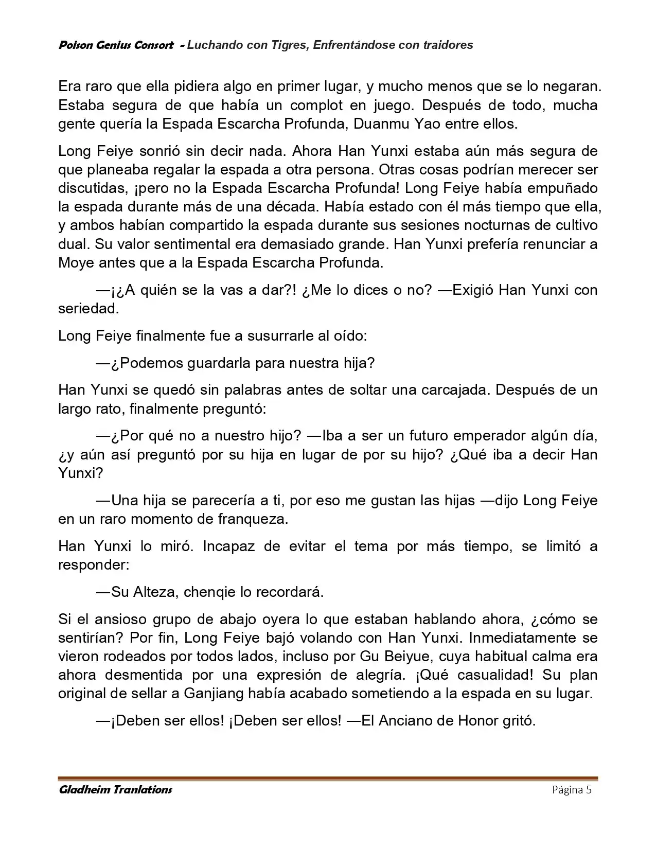 Poison Genious Consort (Novela) - Capítulo 420 - Página 5 - LectorTMOo