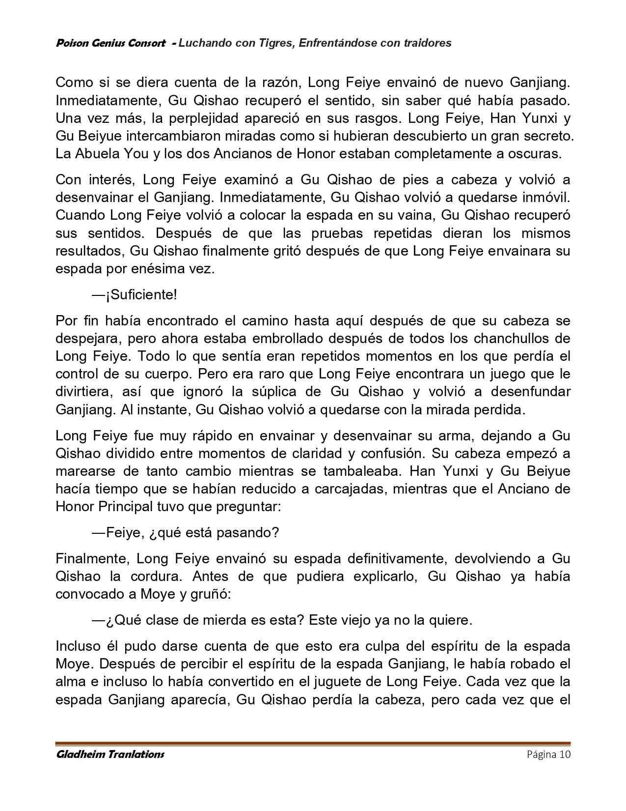 Poison Genious Consort (Novela) - Capítulo 420 - Página 10 - LectorTMOo