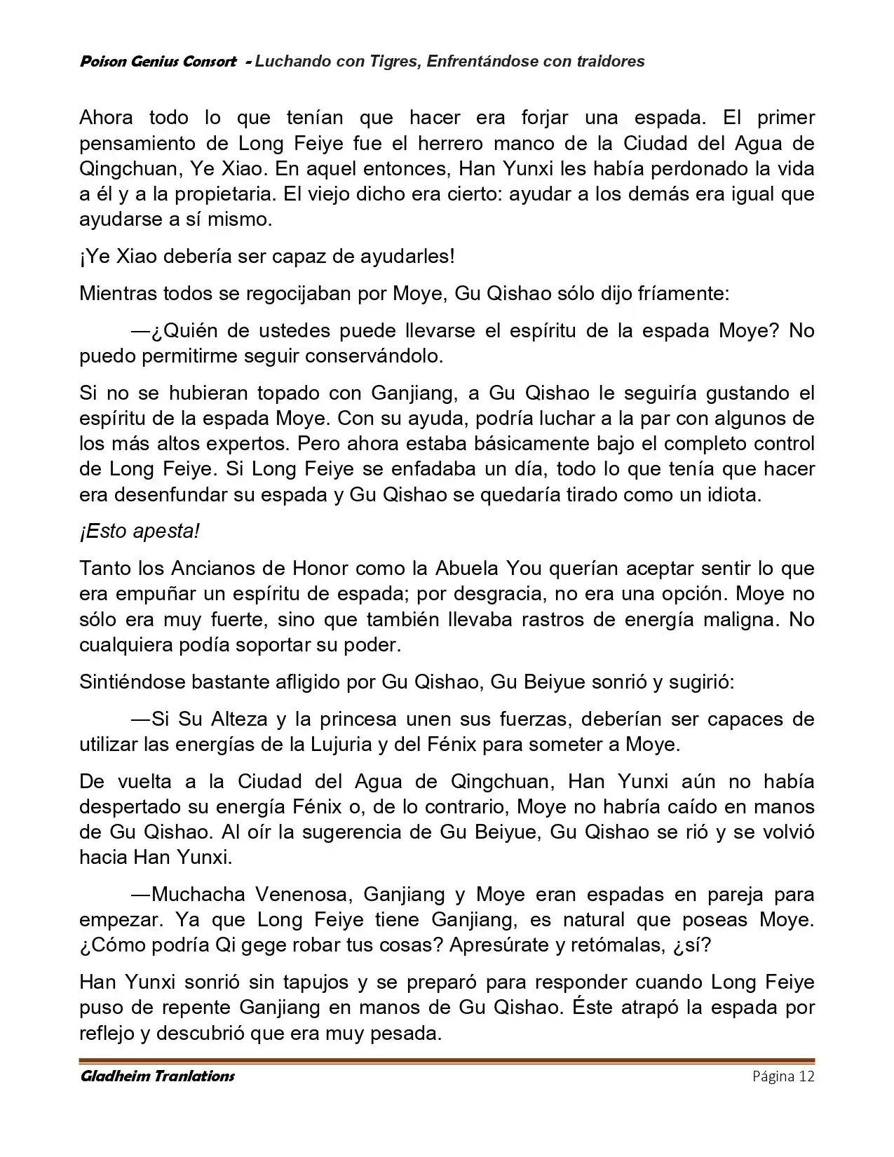 Poison Genious Consort (Novela) - Capítulo 420 - Página 12 - LectorTMOo