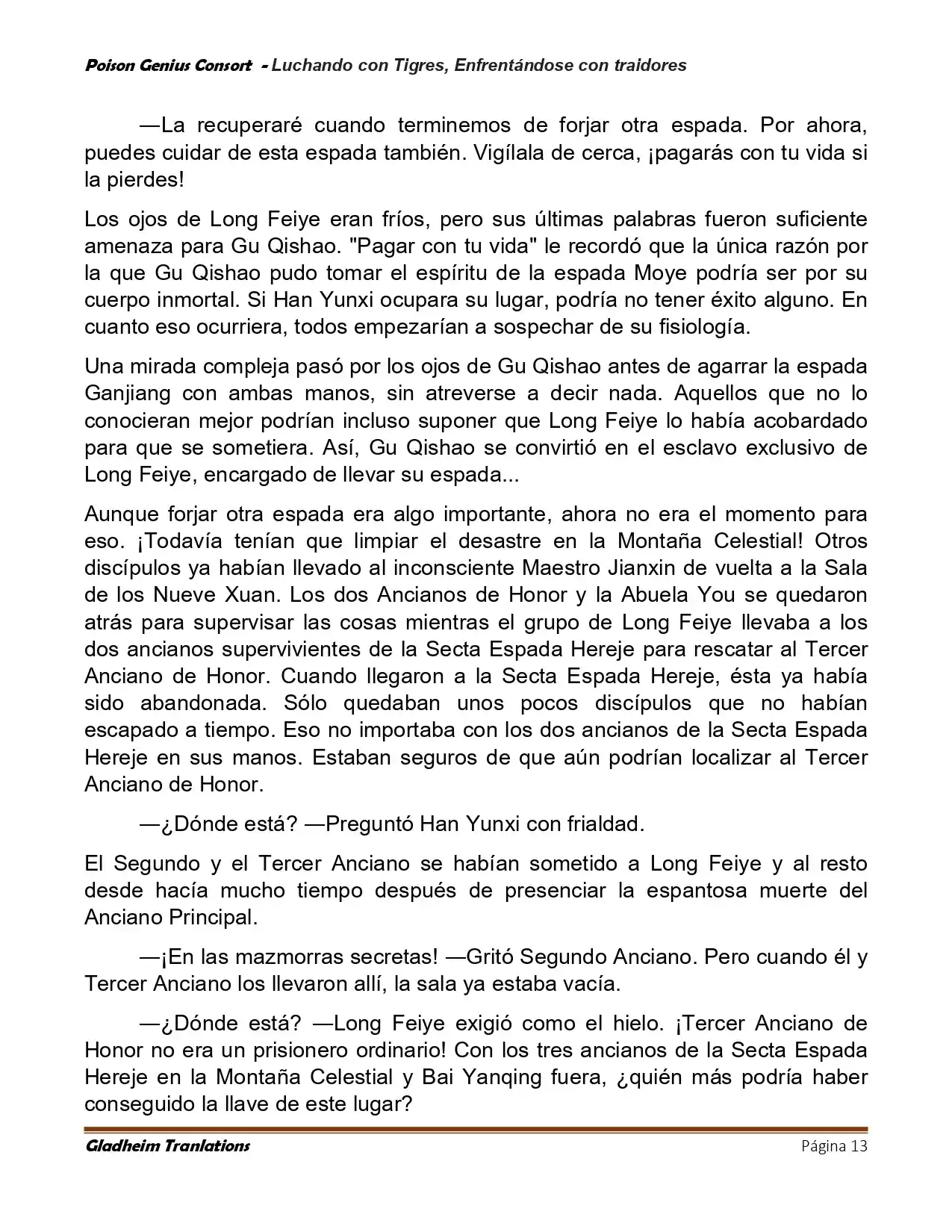 Poison Genious Consort (Novela) - Capítulo 420 - Página 13 - LectorTMOo