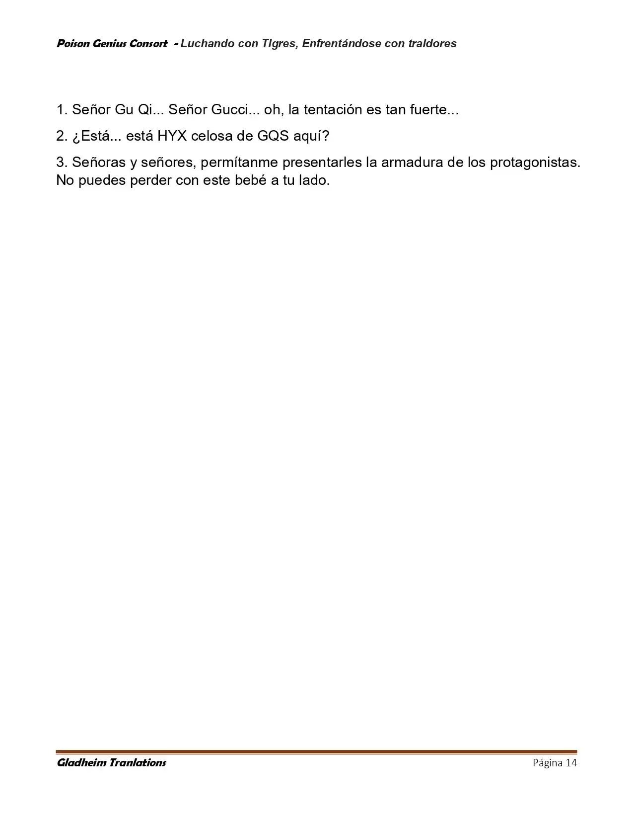 Poison Genious Consort (Novela) - Capítulo 420 - Página 14 - LectorTMOo